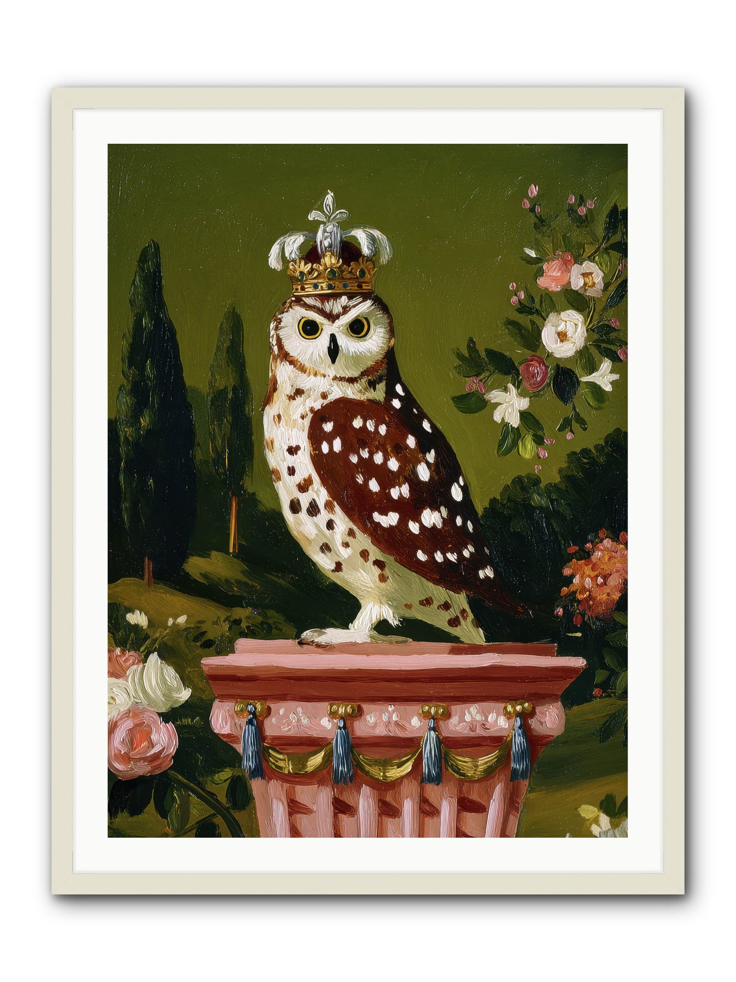 Magic Came to Call -- Framed Print - White 30x40