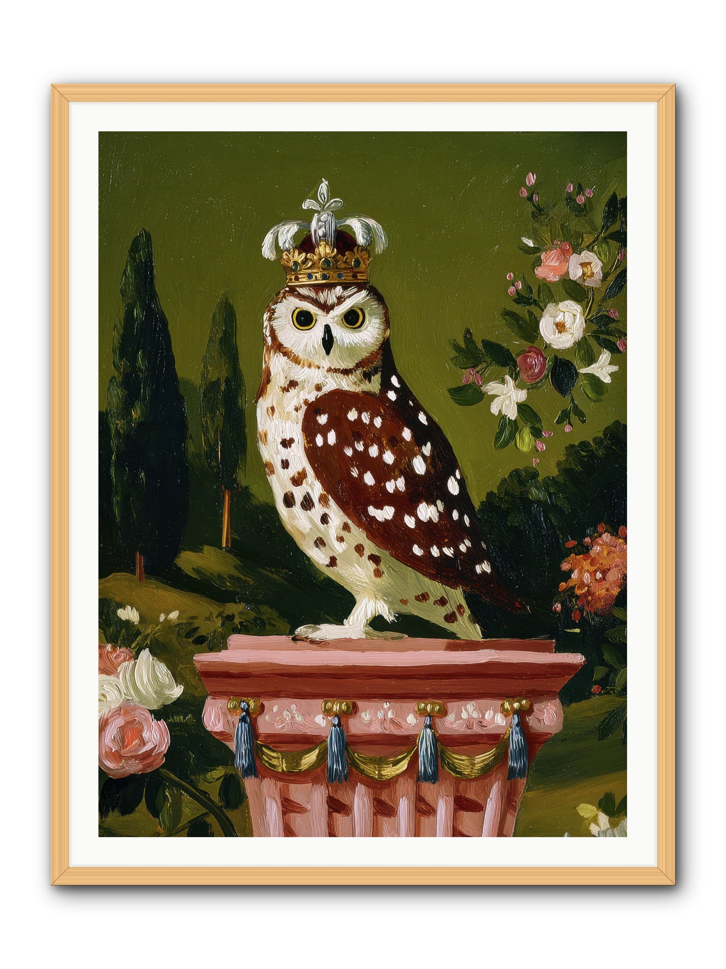 Magic Came to Call -- Framed Print - Natural 36x48