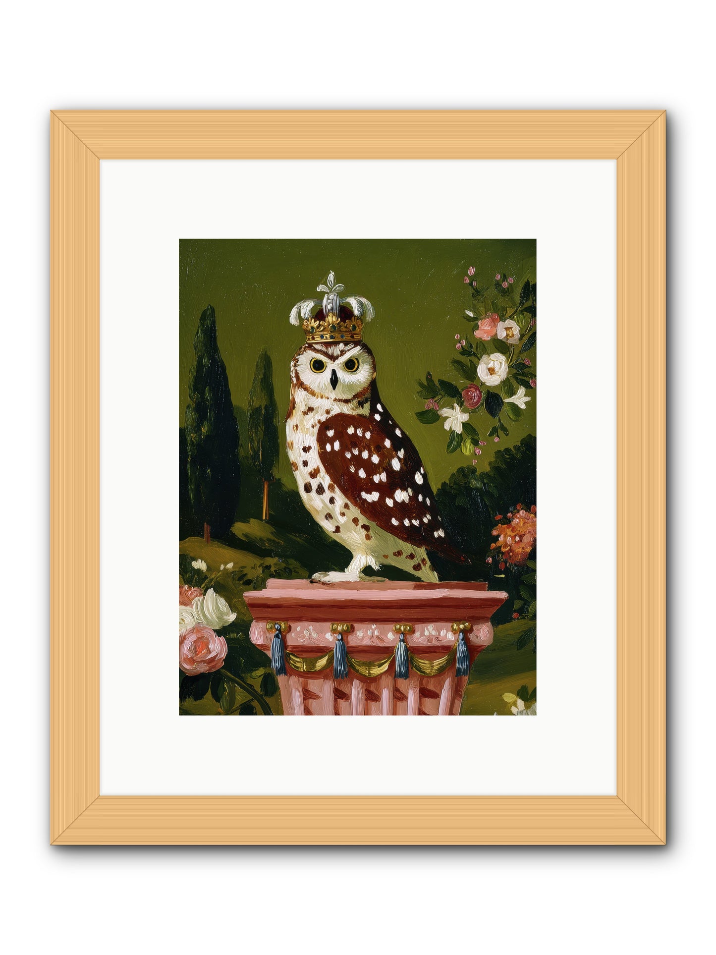 Magic Came to Call -- Framed Print - Natural 9x12