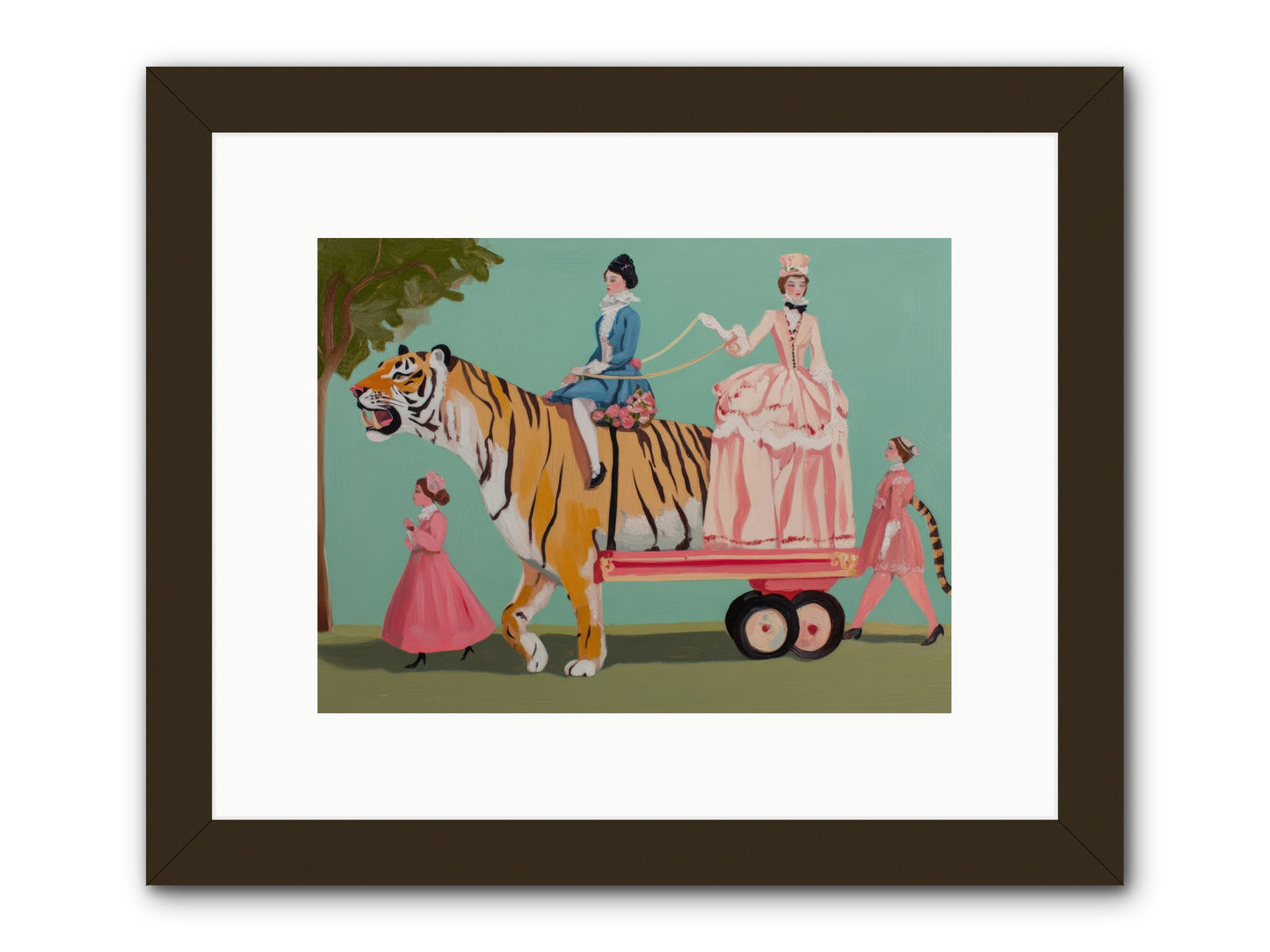 Magic Past NoonRez2 -- Framed Print - Black 12x9