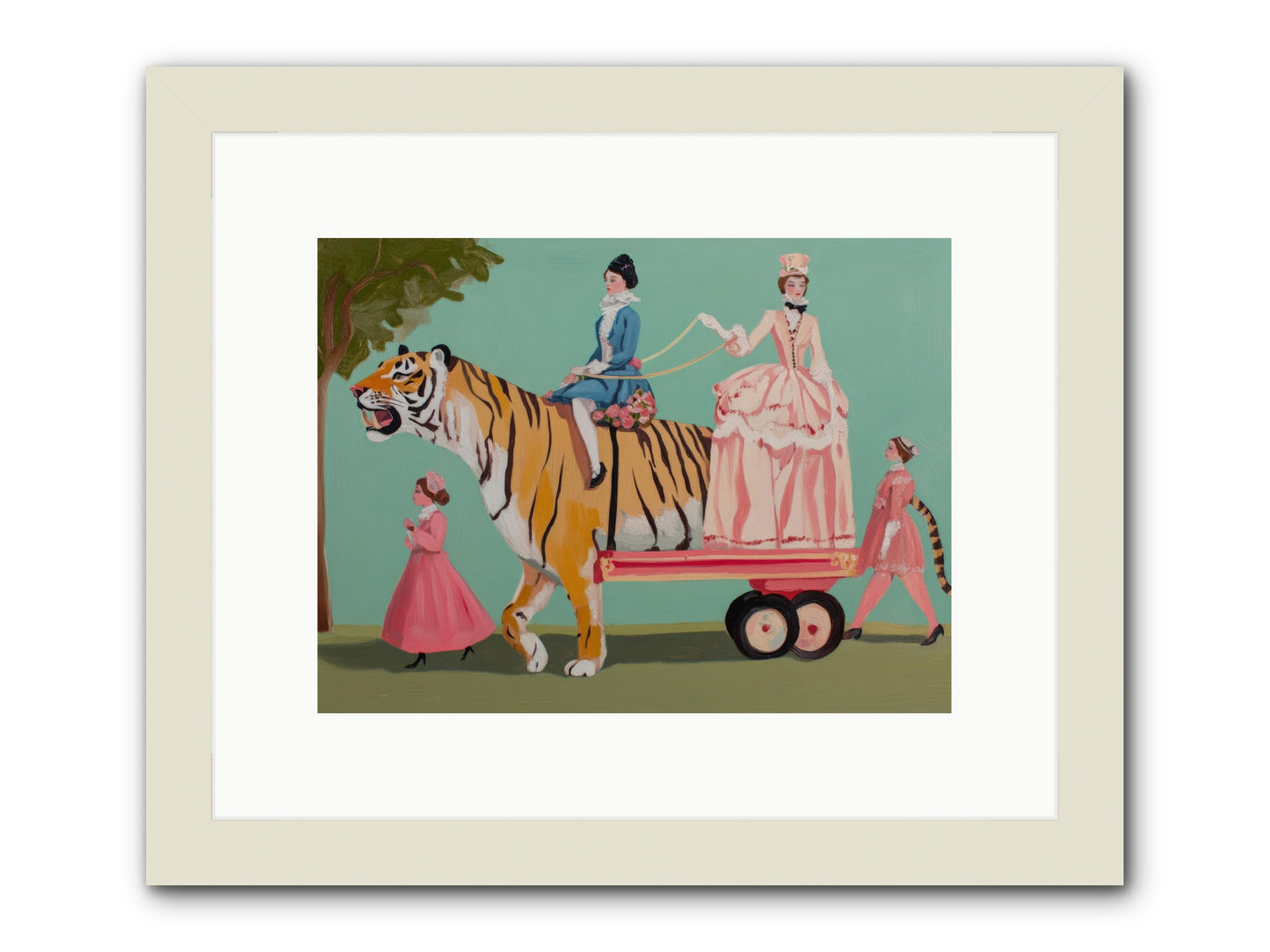 Magic Past NoonRez2 -- Framed Print - White 12x9