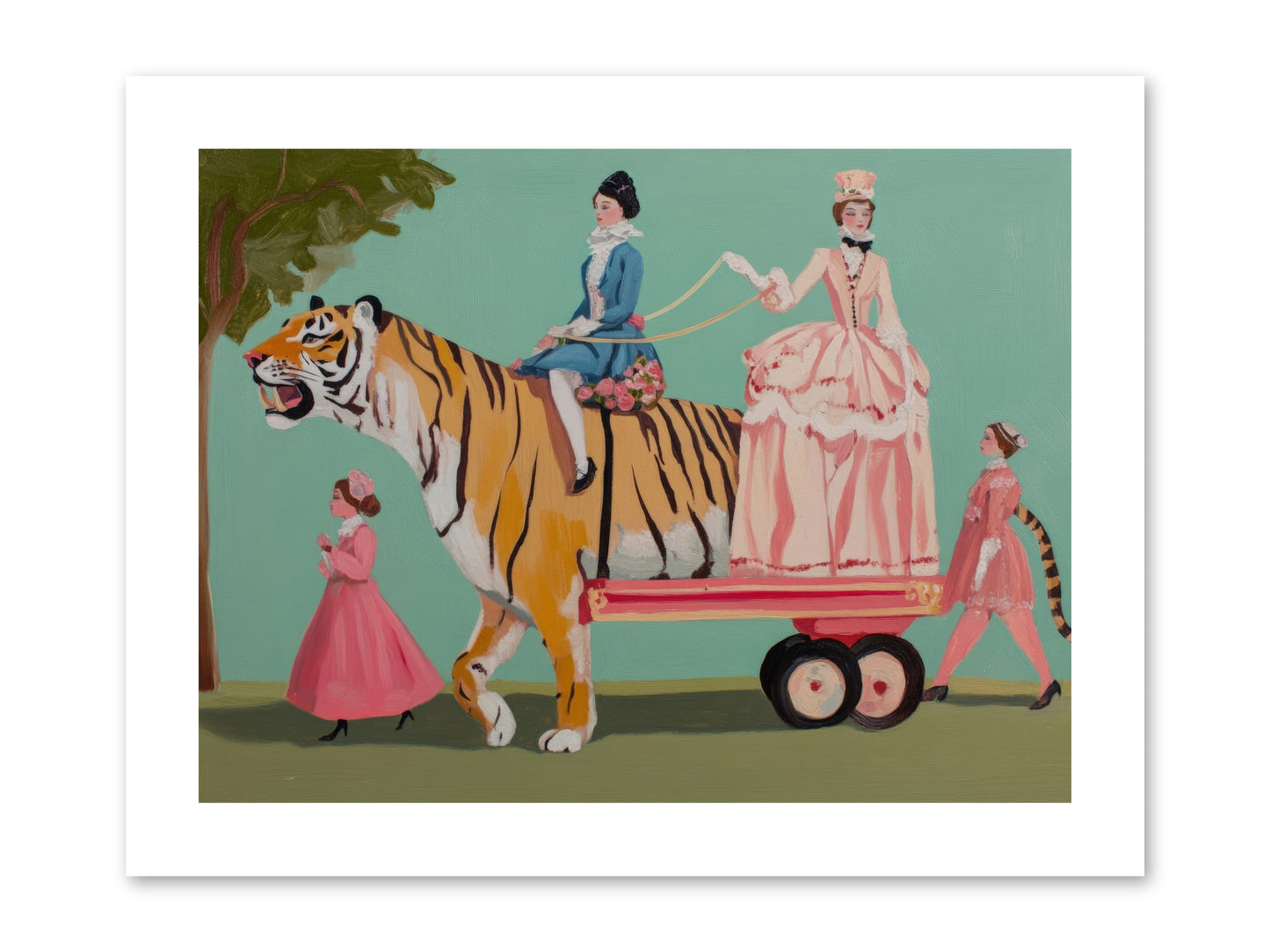 Magic Past NoonRez2 -- Loose Canvas Print 12x9