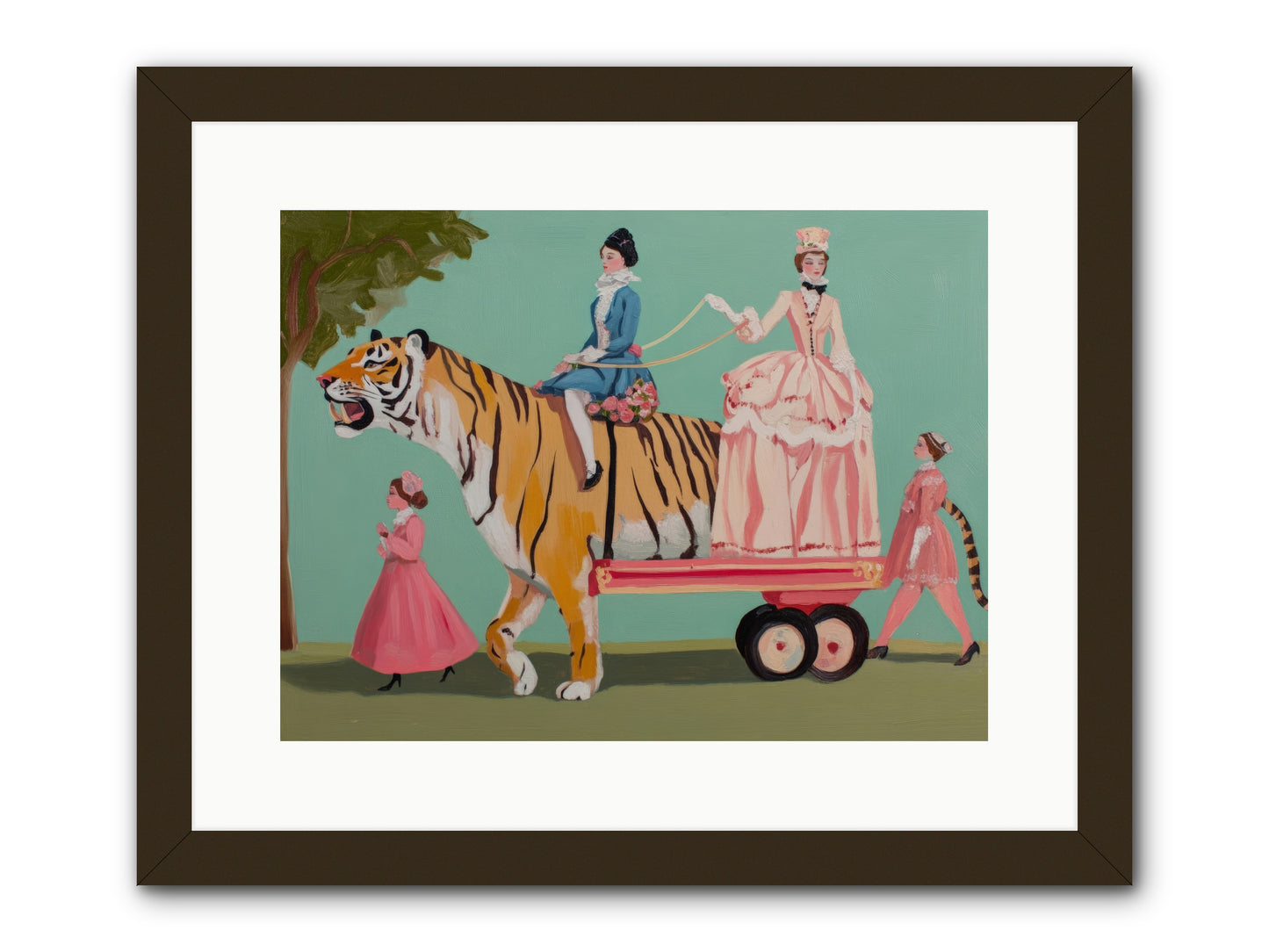 Magic Past NoonRez2 -- Framed Print - Black 16x12