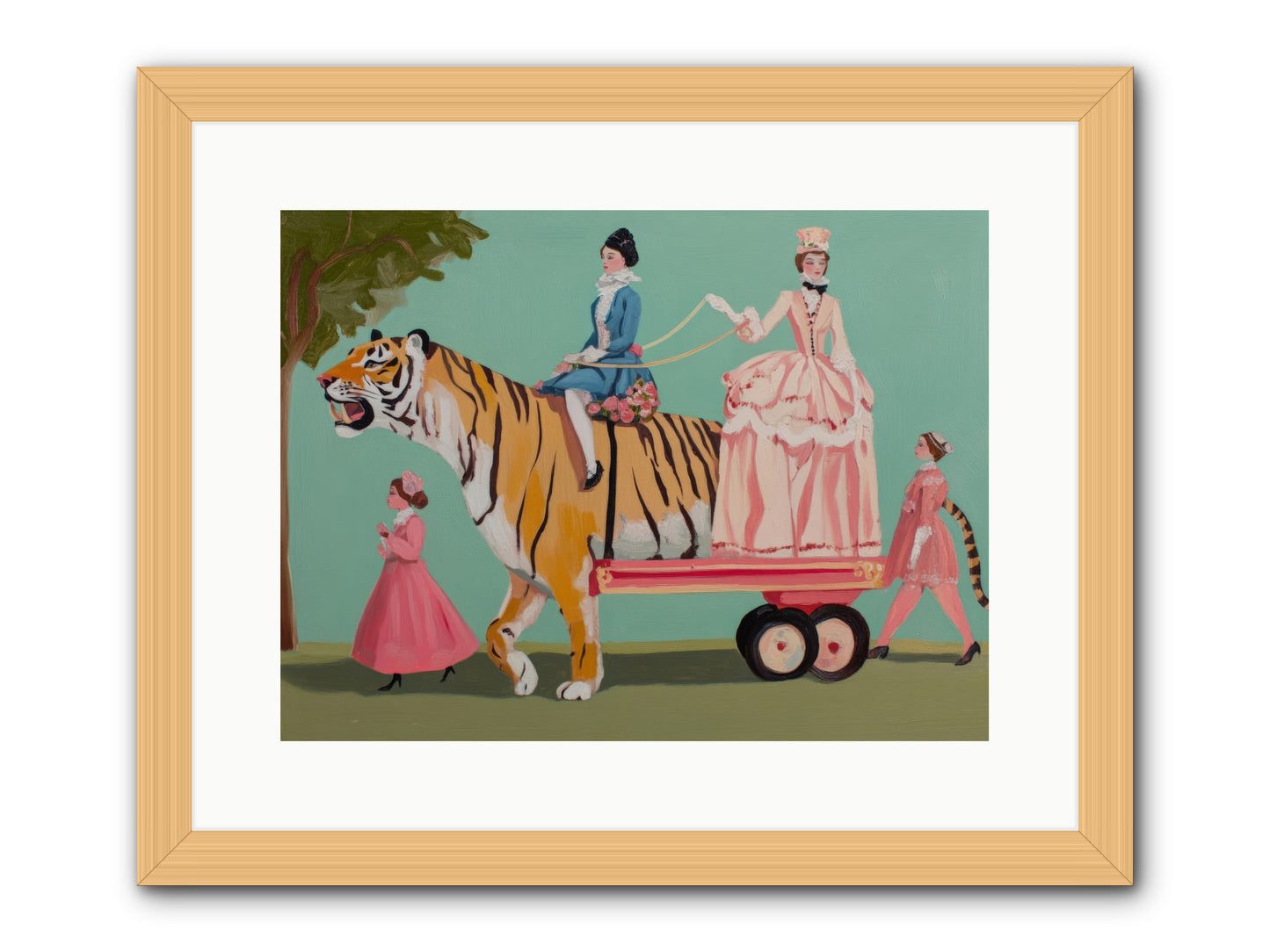 Magic Past NoonRez2 -- Framed Print - Natural 16x12