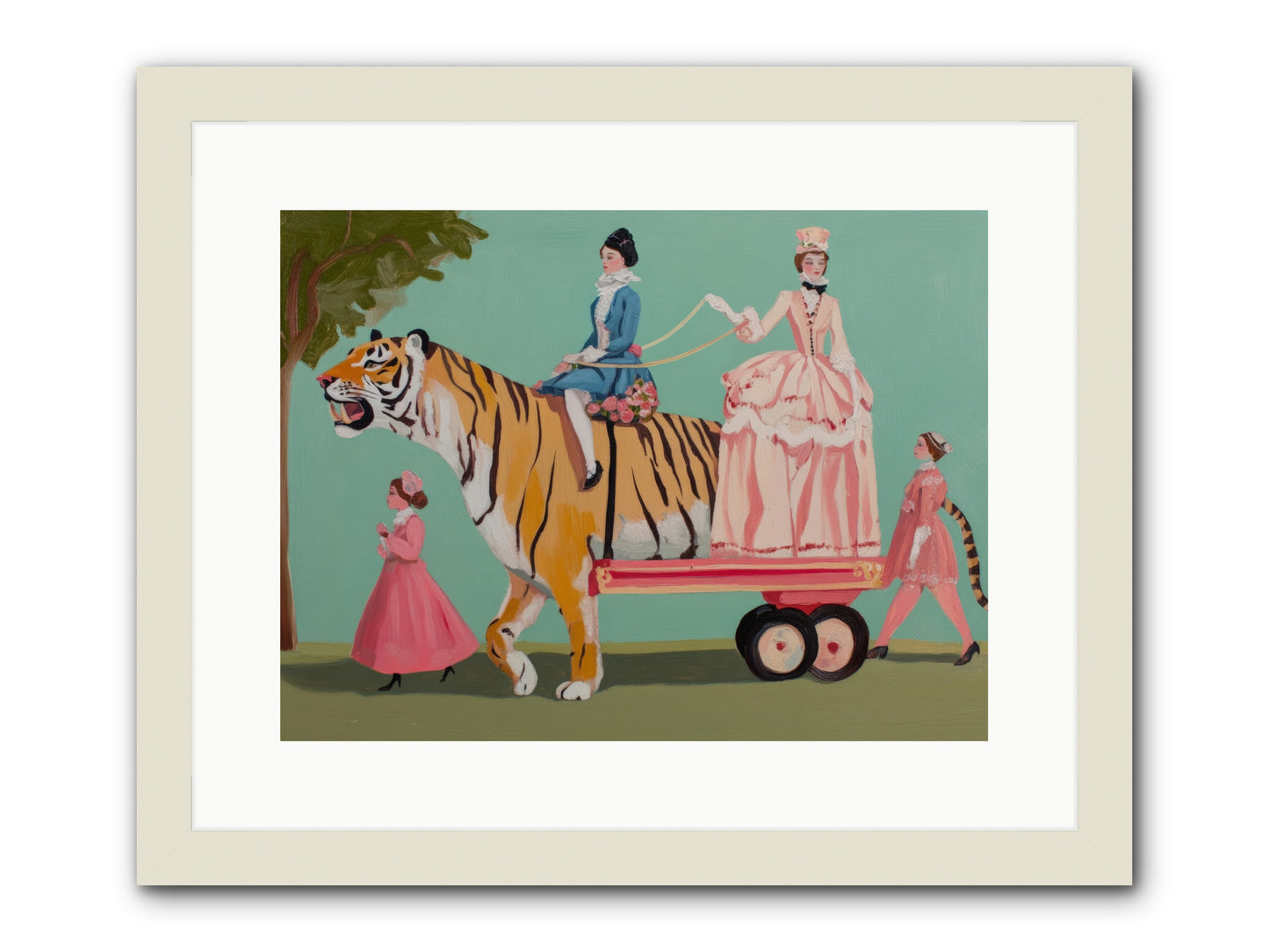 Magic Past NoonRez2 -- Framed Print - White 16x12