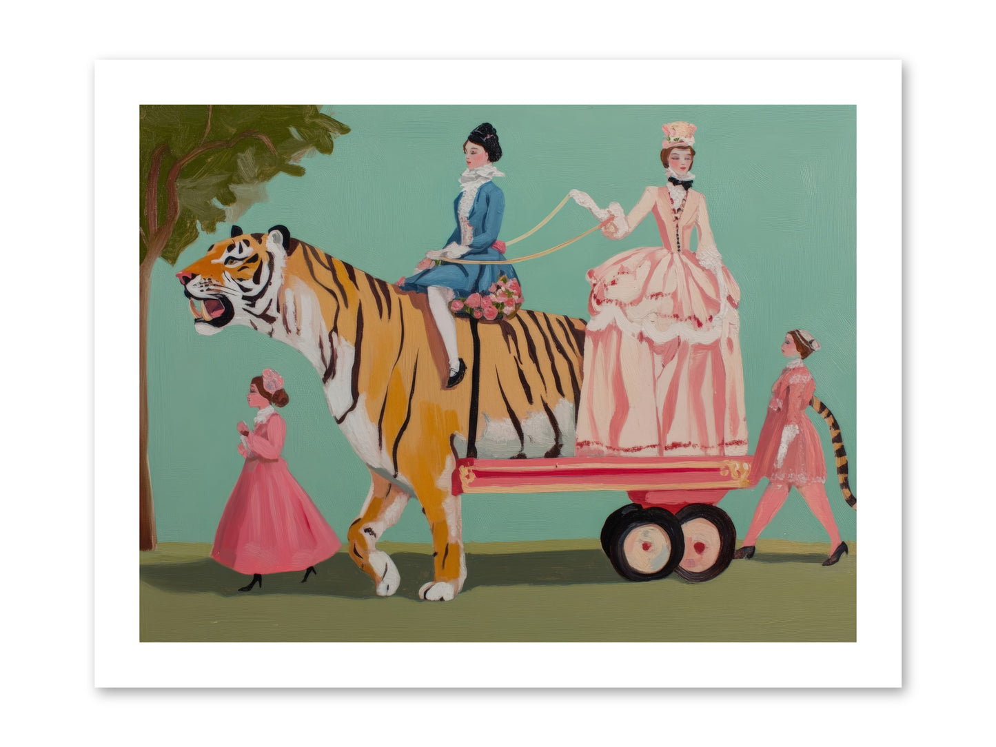 Magic Past NoonRez2 -- Loose Canvas Print 16x12