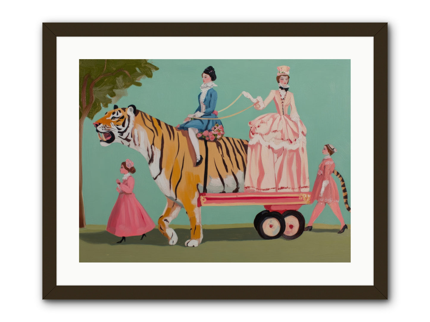 Magic Past NoonRez2 -- Framed Print - Black 24x18