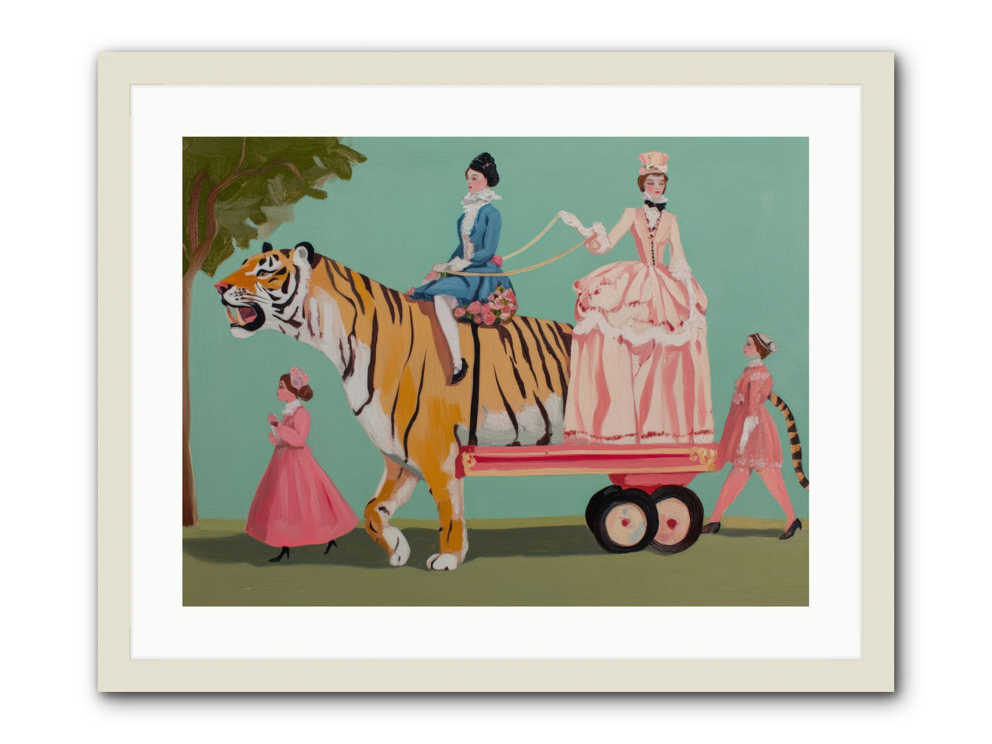 Magic Past NoonRez2 -- Framed Print - White 24x18
