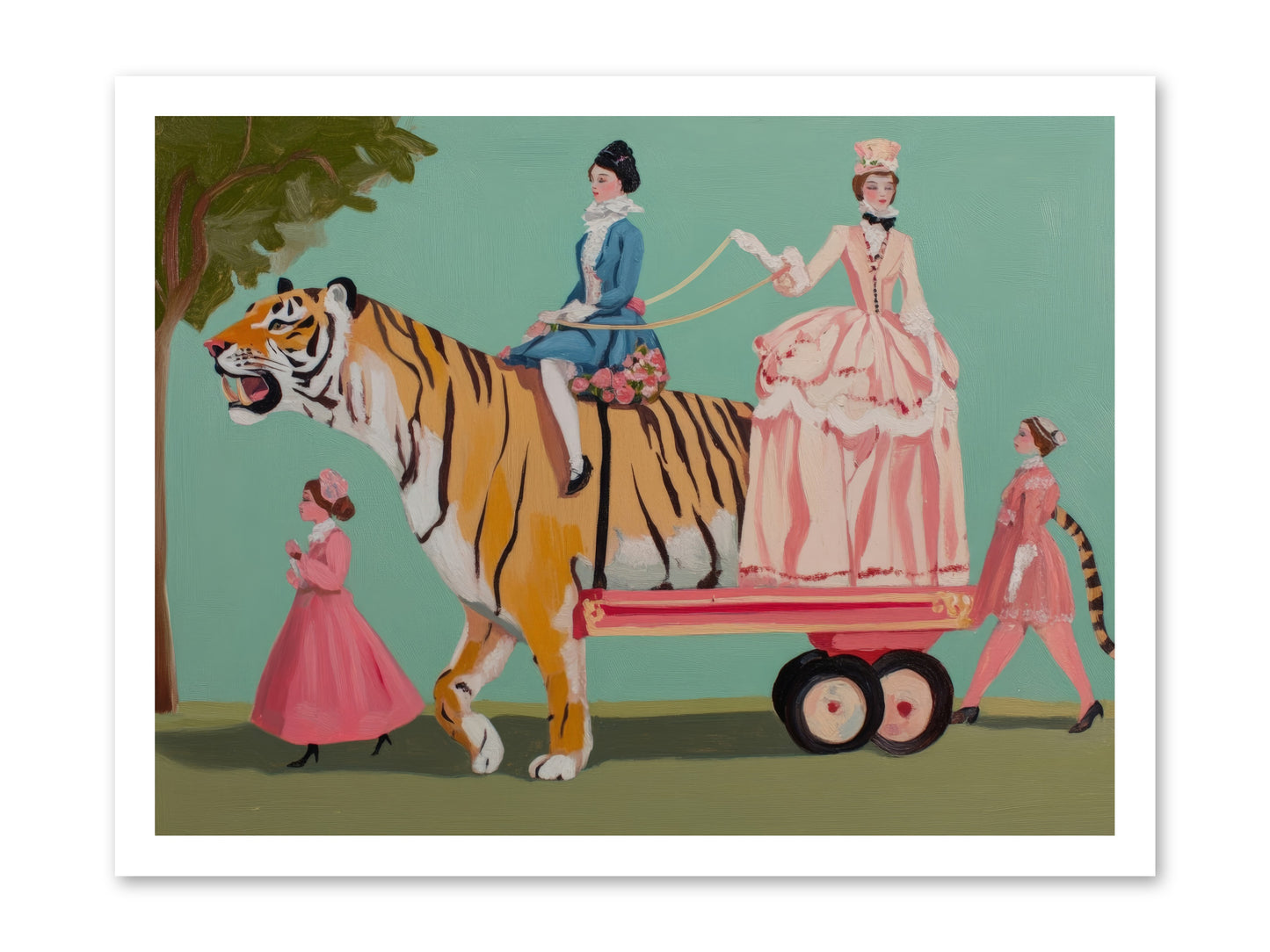 Magic Past NoonRez2 -- Loose Canvas Print 24x18