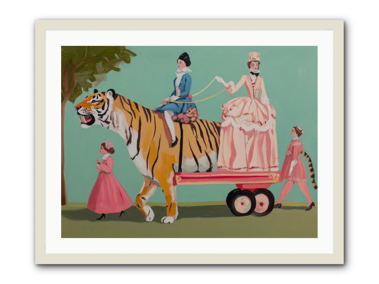 Magic Past NoonRez2 -- Framed Print - White 32x24