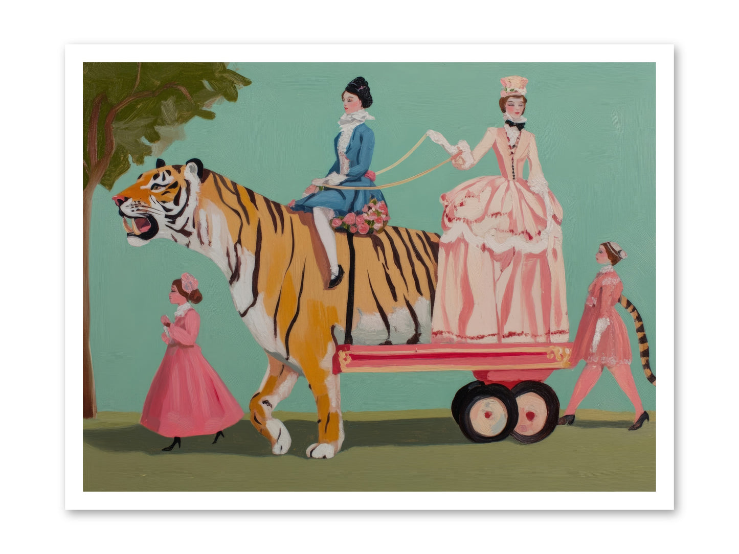 Magic Past NoonRez2 -- Loose Canvas Print 32x24