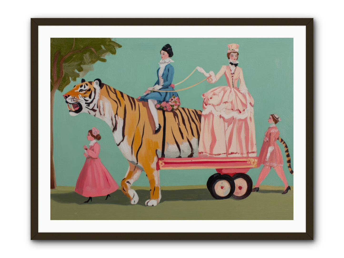 Magic Past NoonRez2 -- Framed Print - Black 40x30