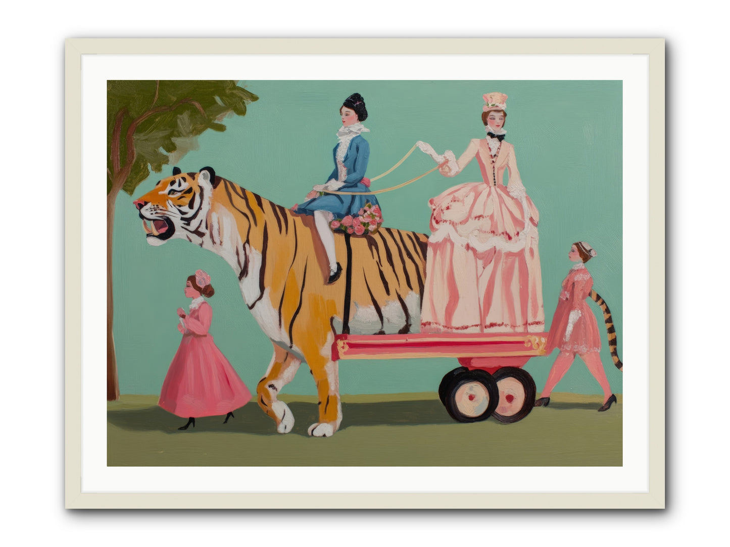 Magic Past NoonRez2 -- Framed Print - White 40x30