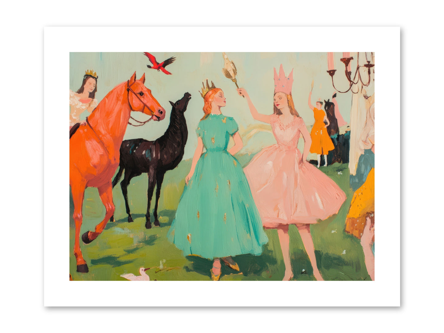 Magic Spills OverREZ -- Loose Canvas Print 12x9