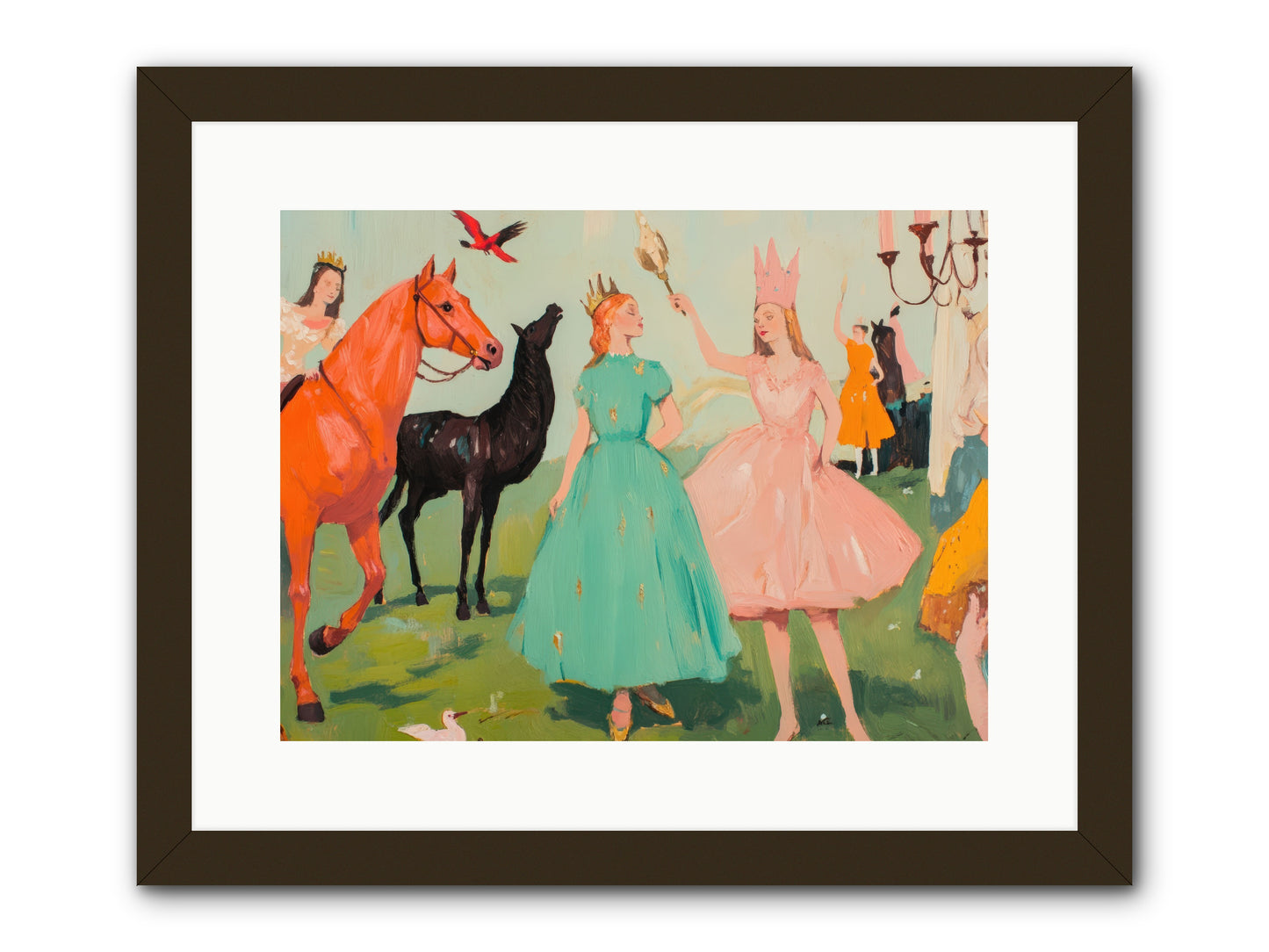 Magic Spills OverREZ -- Framed Print - Black 16x12