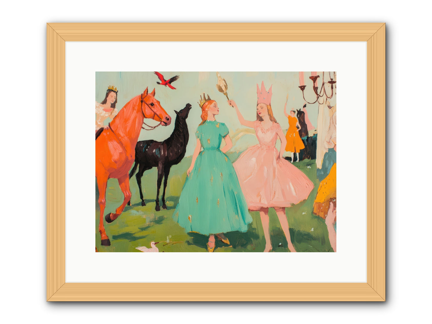 Magic Spills OverREZ -- Framed Print - Natural 16x12
