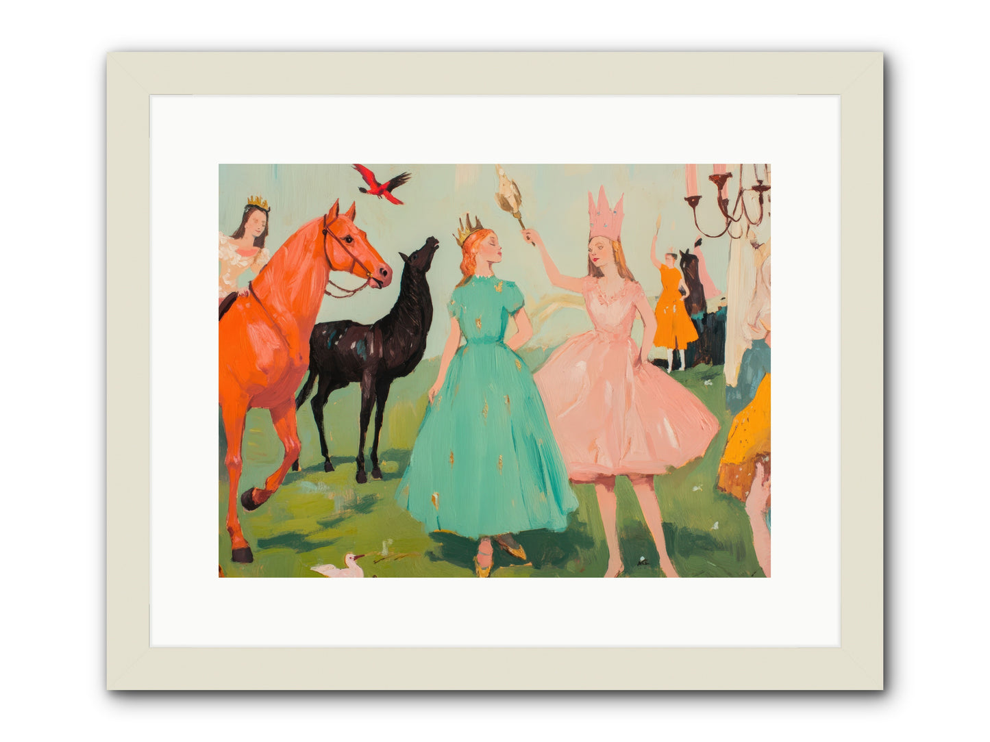 Magic Spills OverREZ -- Framed Print - White 16x12