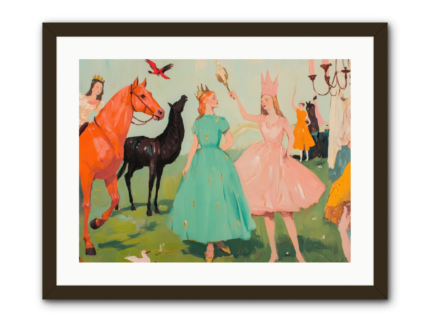 Magic Spills OverREZ -- Framed Print - Black 24x18