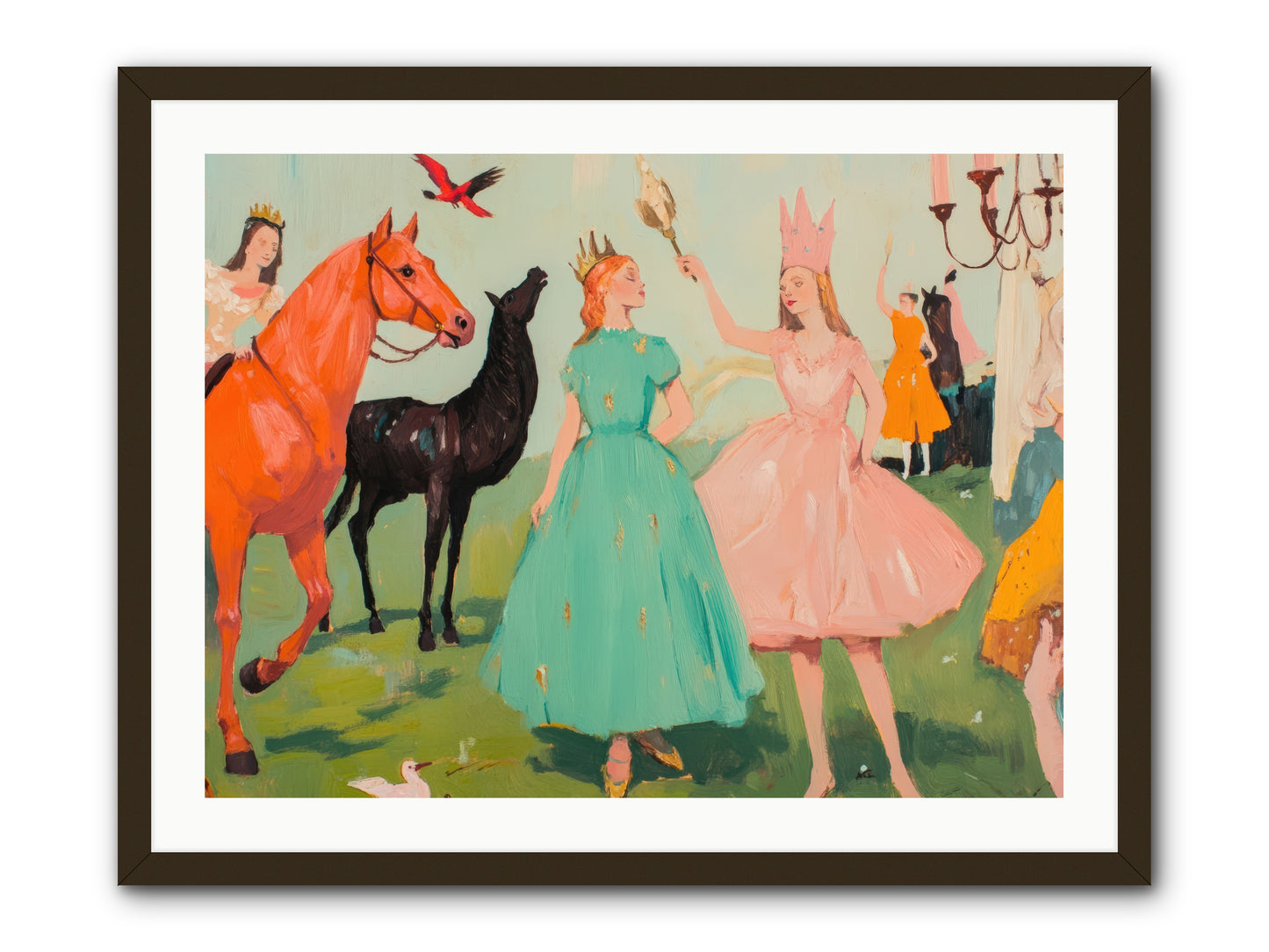 Magic Spills OverREZ -- Framed Print - Black 32x24