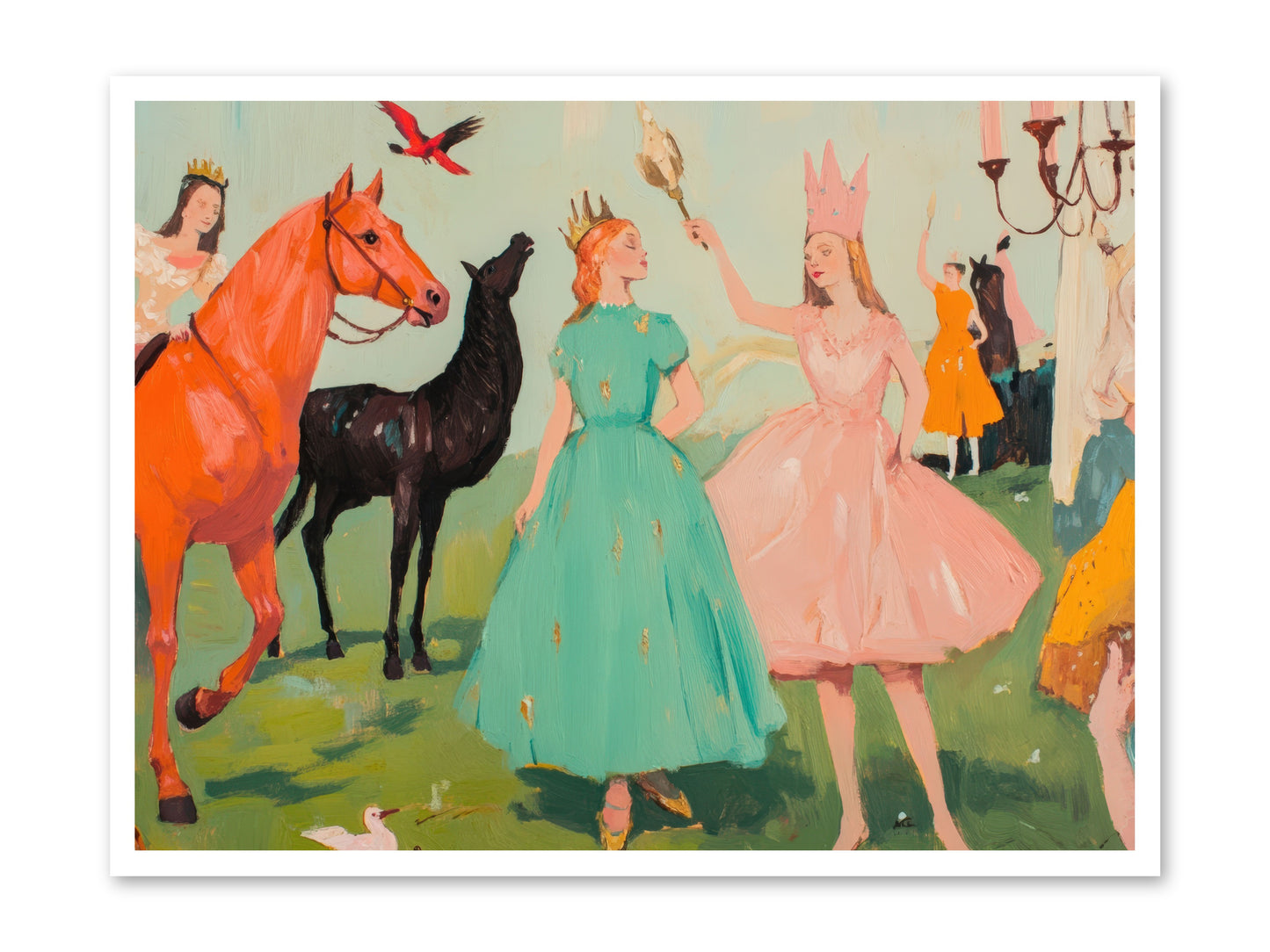 Magic Spills OverREZ -- Loose Canvas Print 40x30