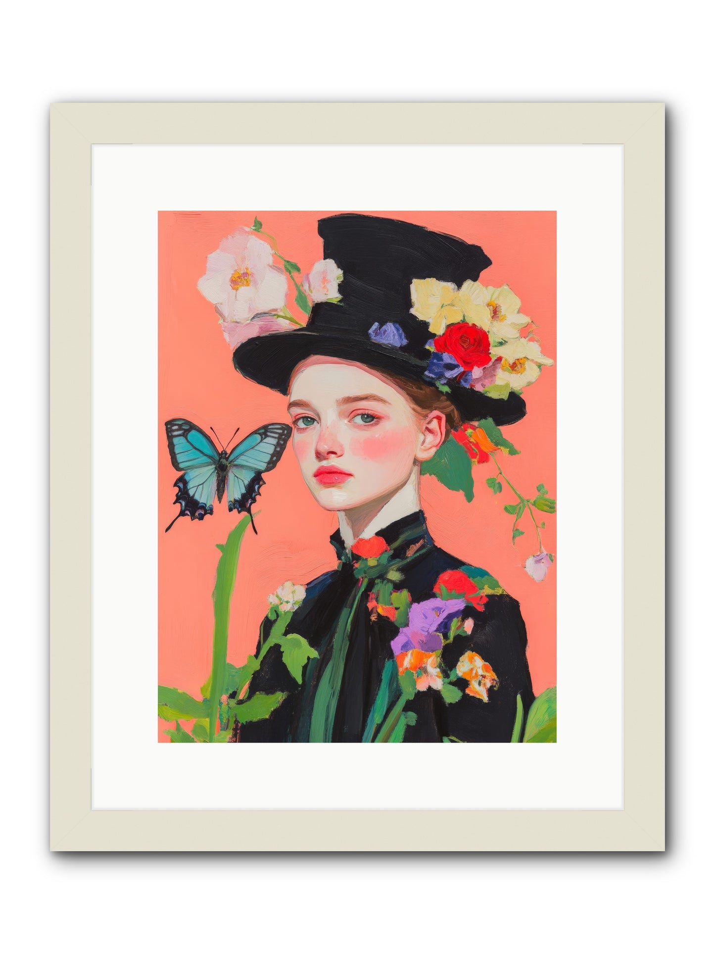 Magic UnchainedRez2 -- Framed Print - White 12x16