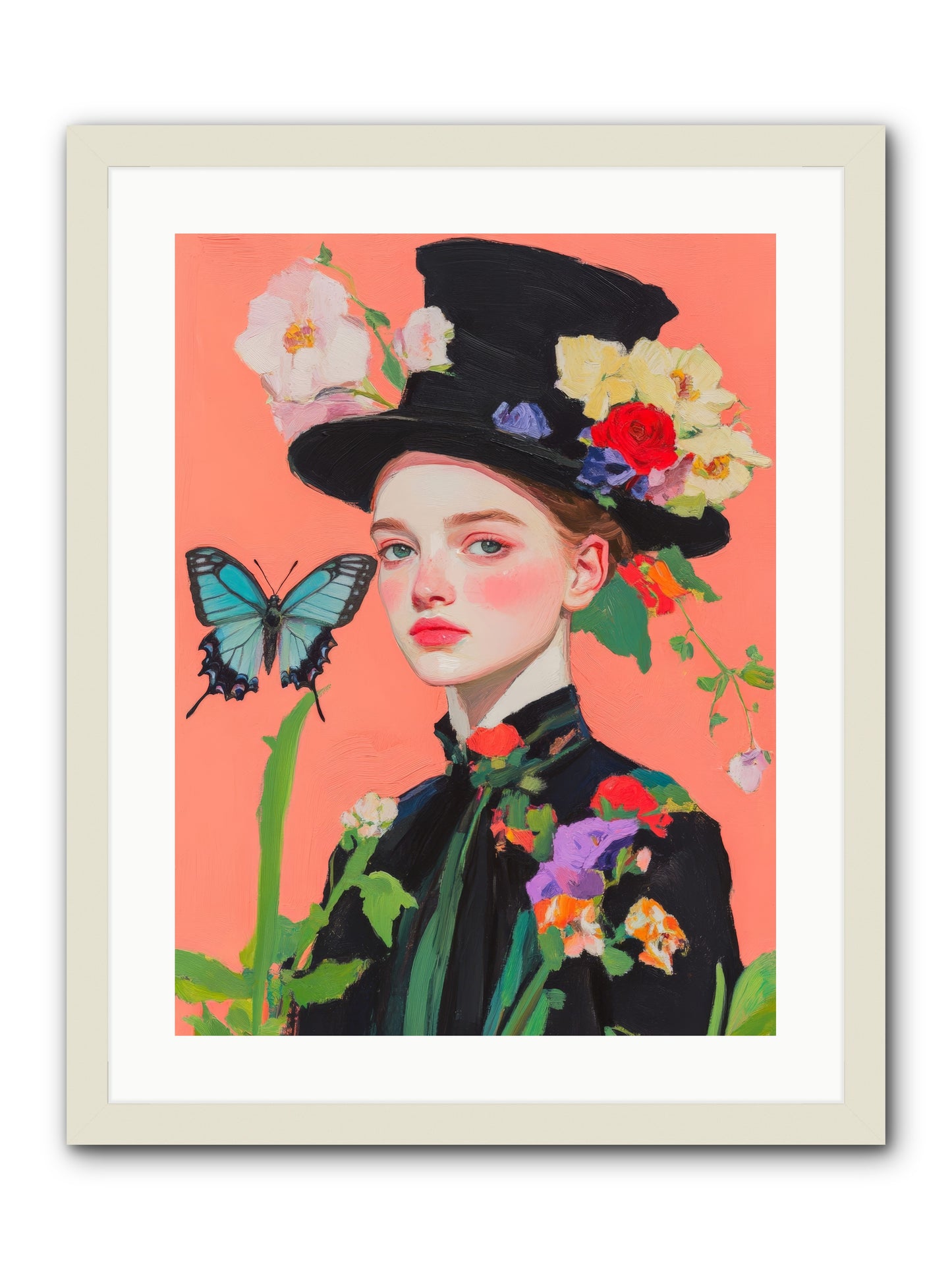 Magic UnchainedRez2 -- Framed Print - White 18x24