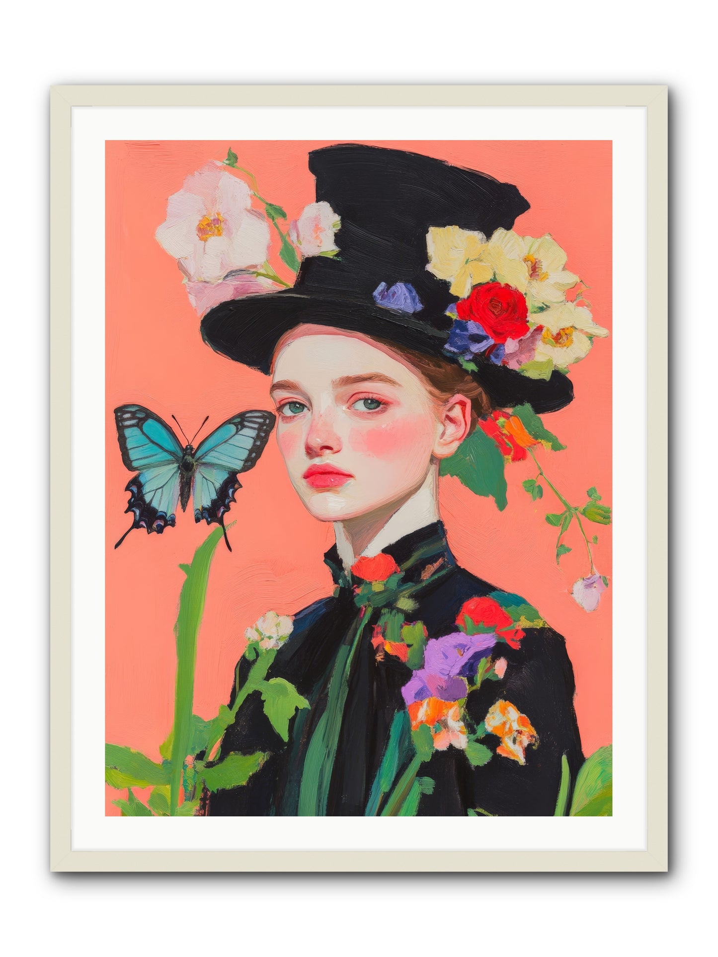 Magic UnchainedRez2 -- Framed Print - White 30x40