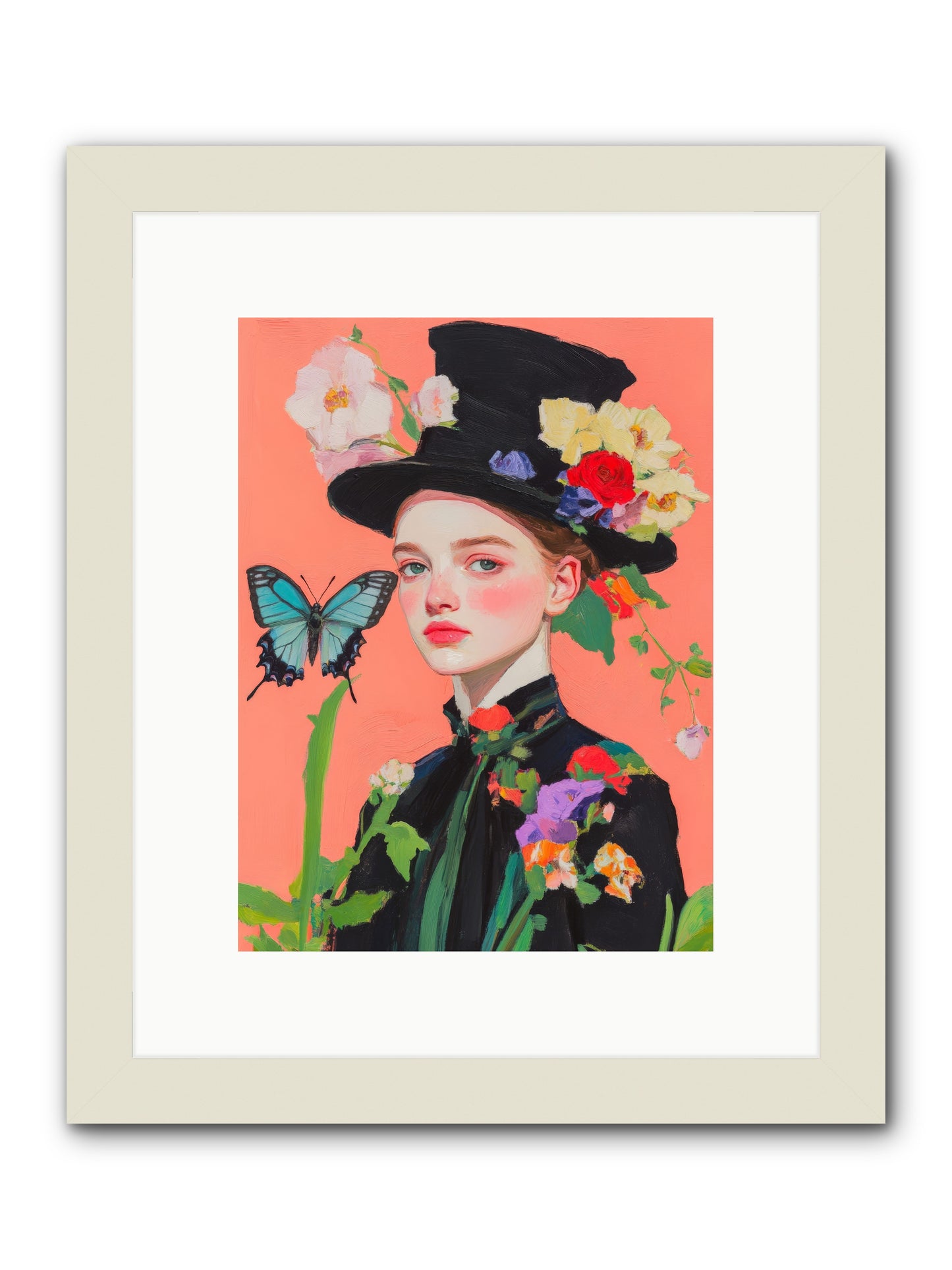 Magic UnchainedRez2 -- Framed Print - White 9x12