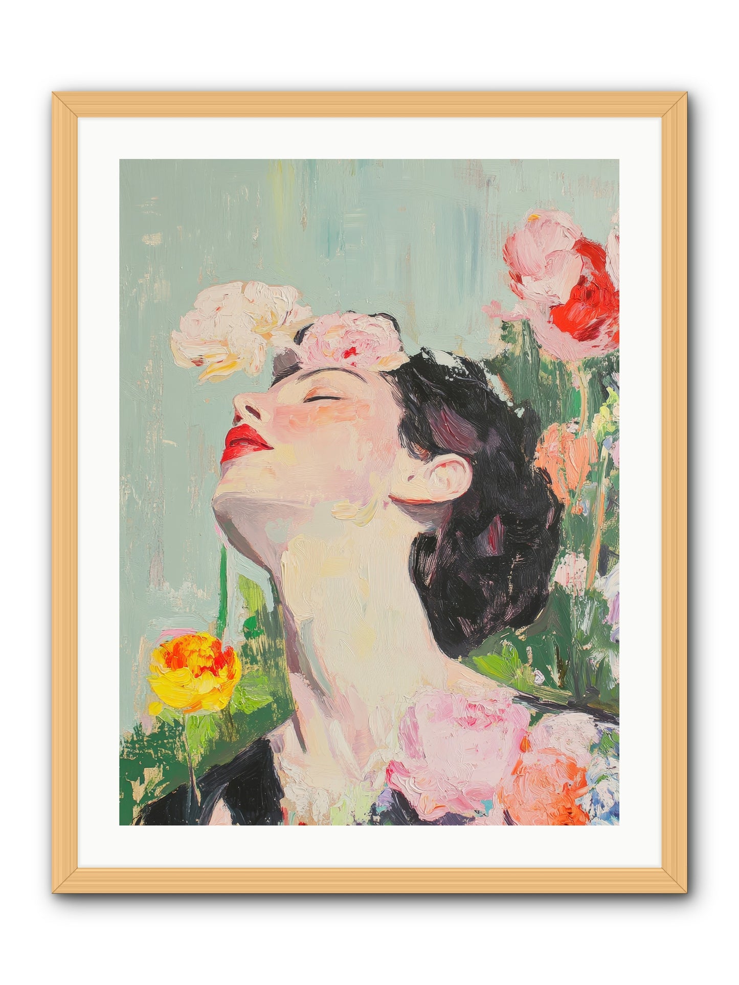 Magnolia Hawthorne-REZ -- Framed Print - Natural 24x32