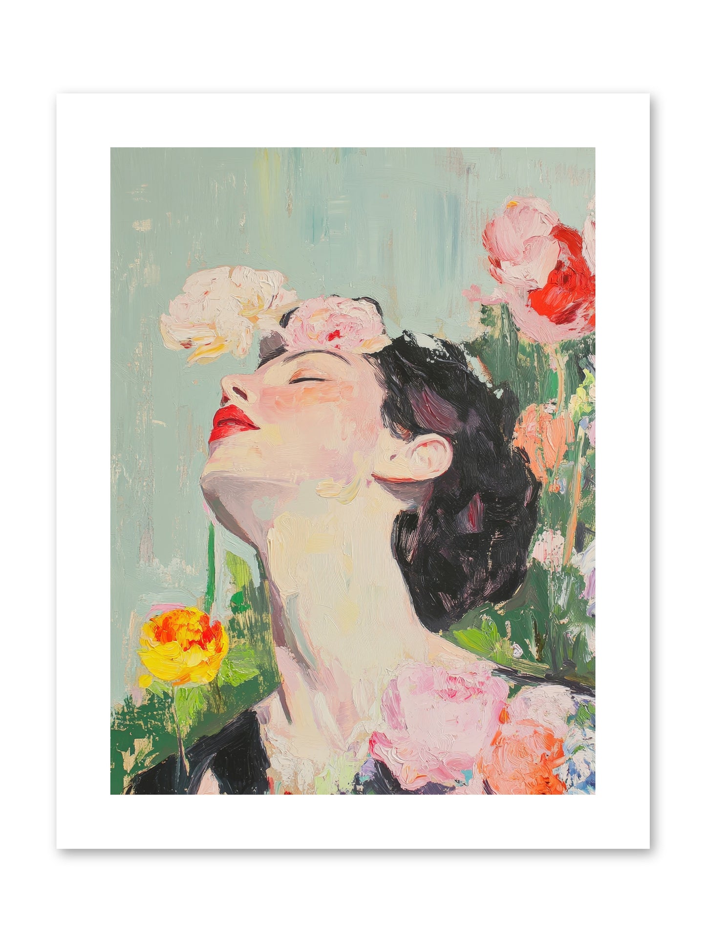 Magnolia Hawthorne-REZ -- Loose Canvas Print 9x12