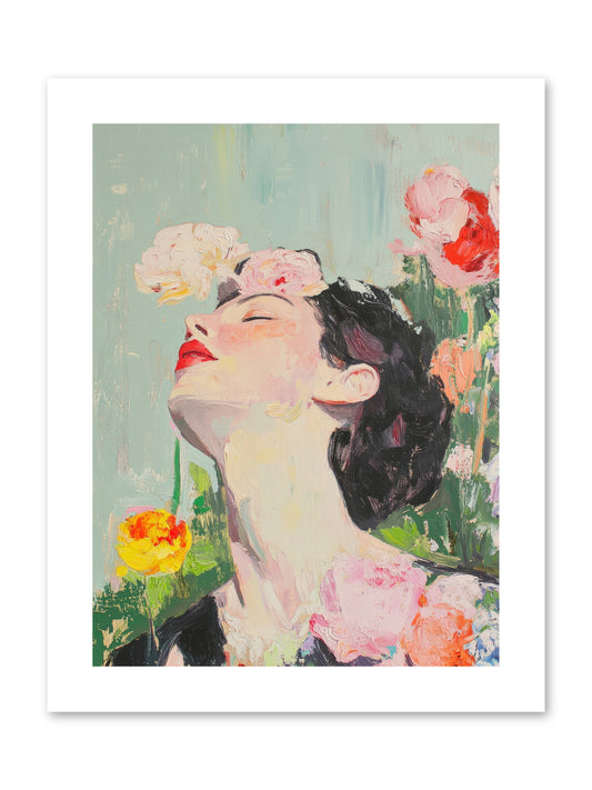 Magnolia Hawthorne-REZ -- Paper Print 9x12