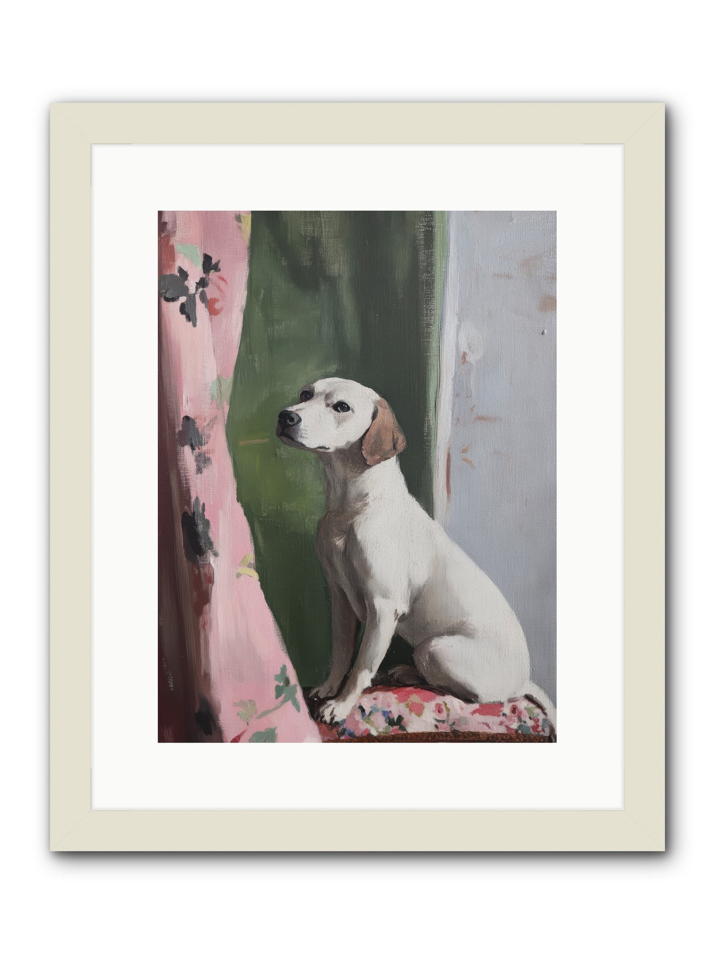 Magnolia Jane -- Framed Print - White 12x16