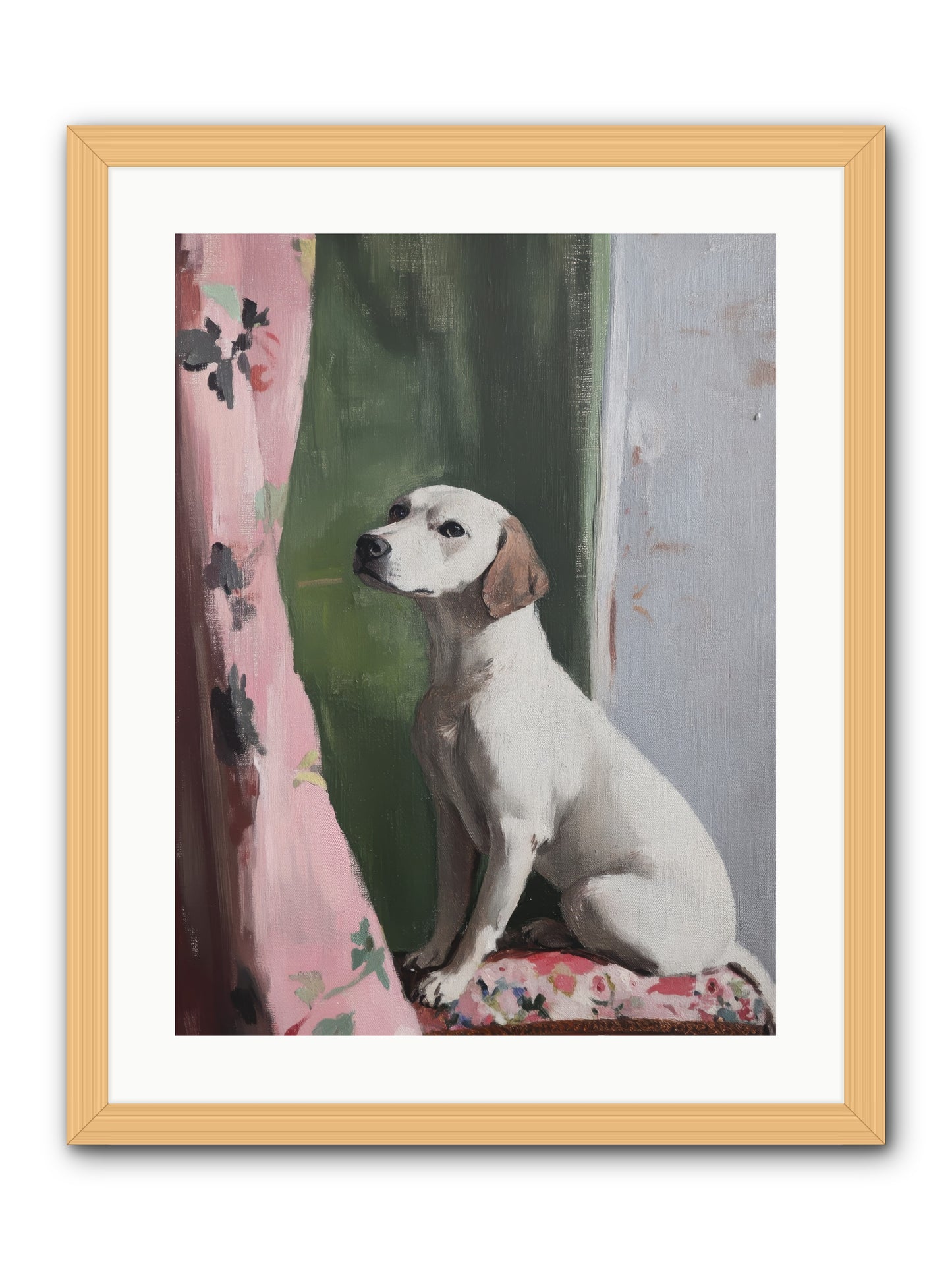 Magnolia Jane -- Framed Print - Natural 18x24