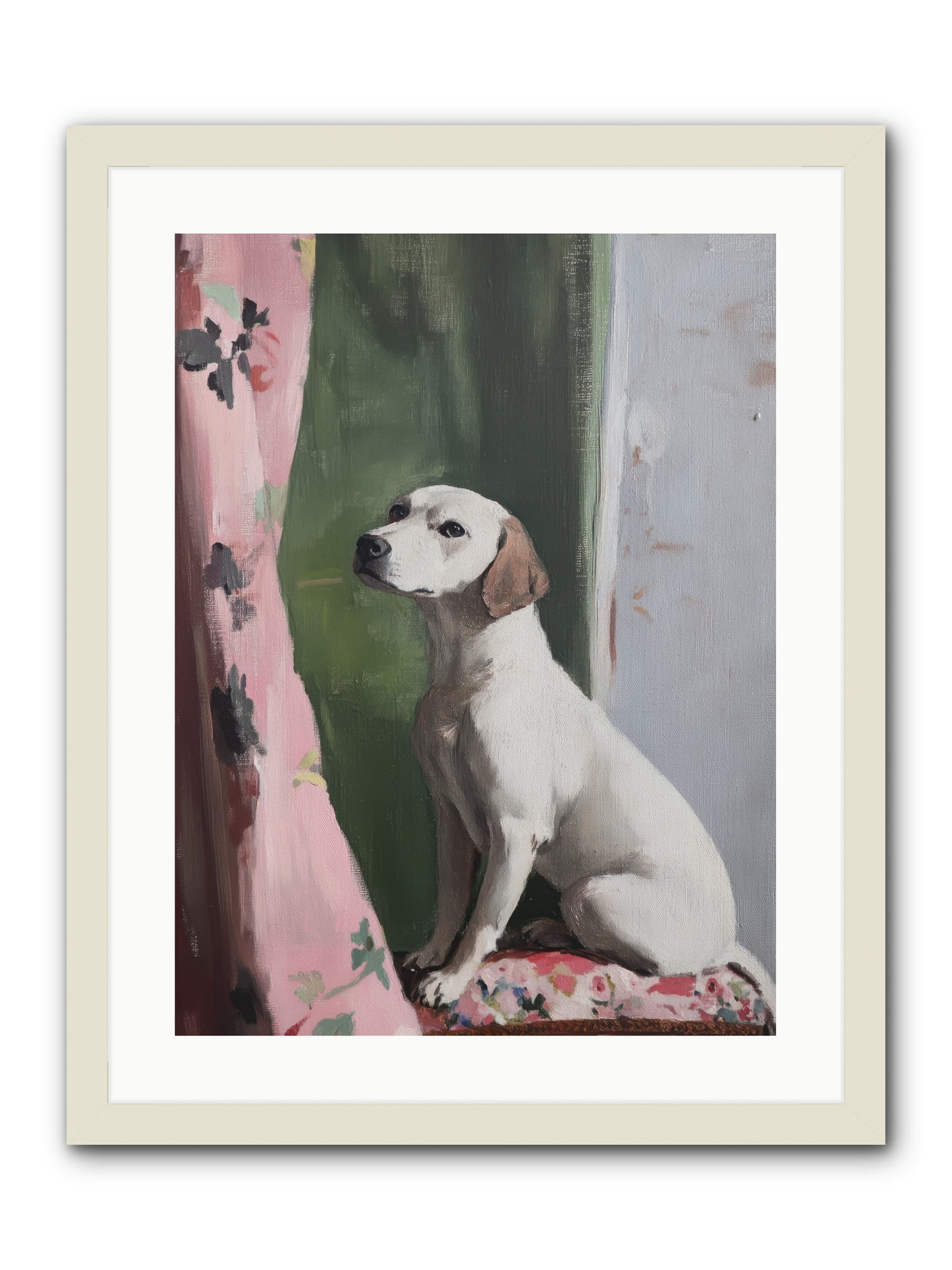 Magnolia Jane -- Framed Print - White 18x24