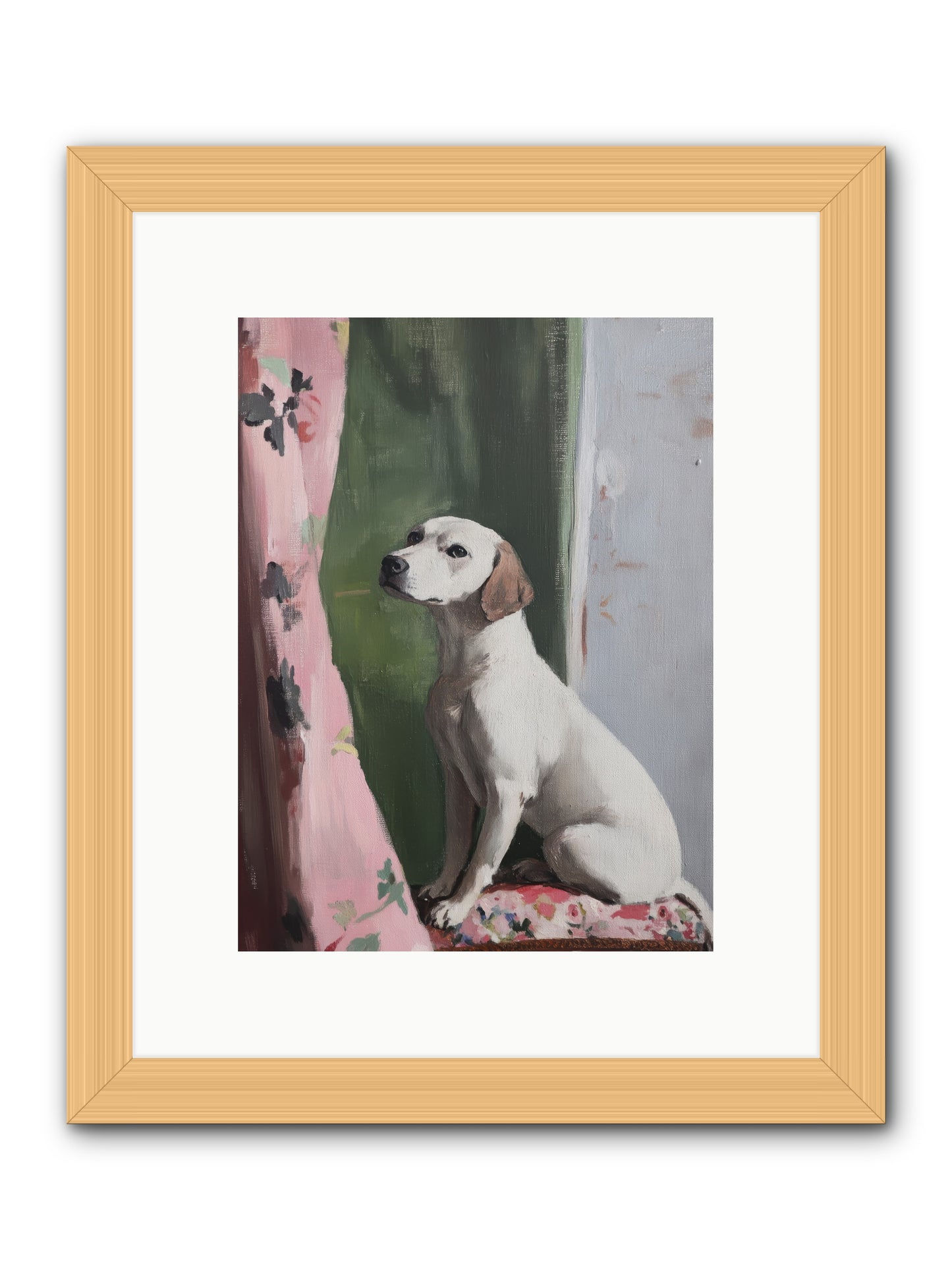 Magnolia Jane -- Framed Print - Natural 9x12