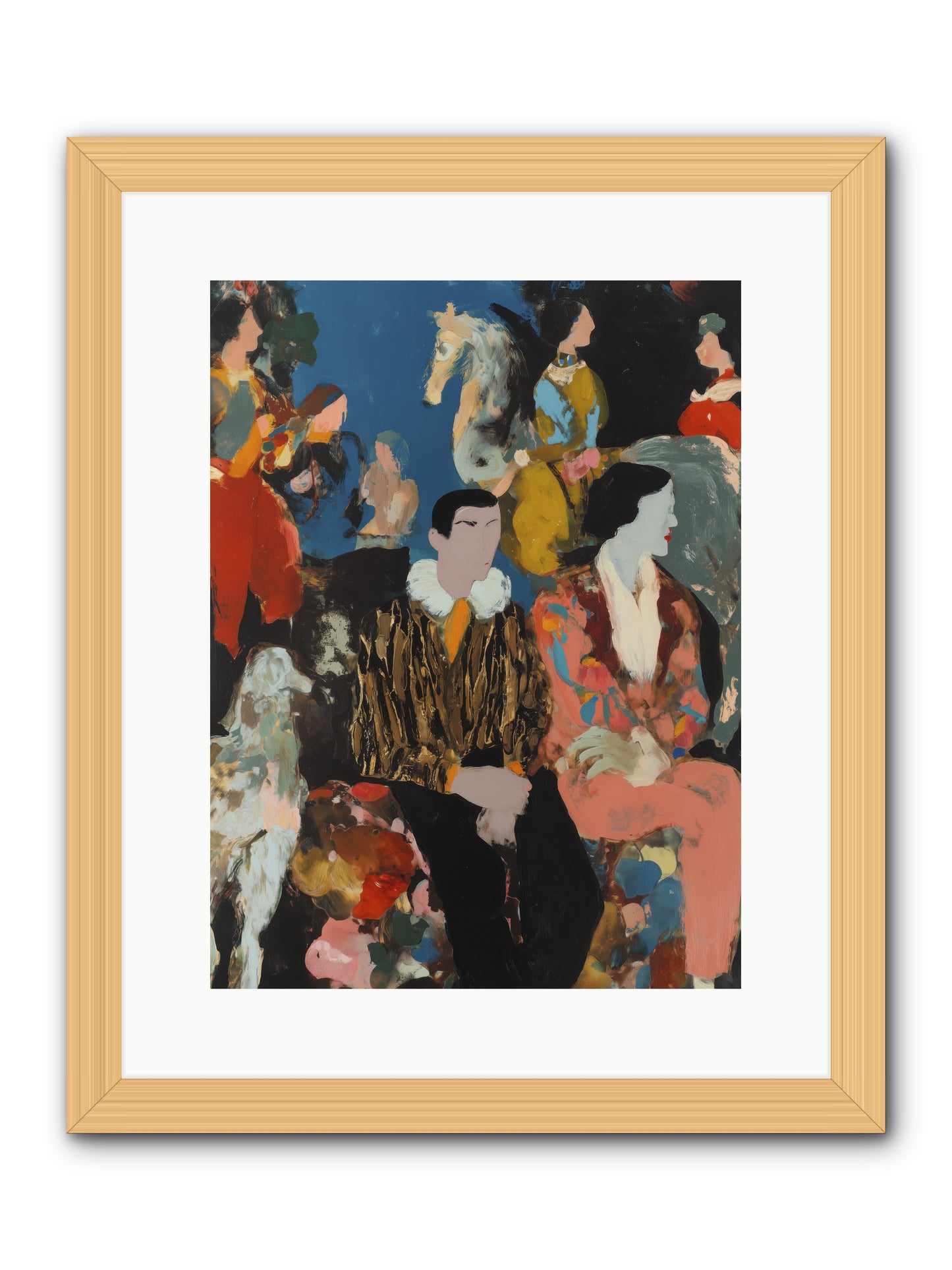 Main Character Energy -- Framed Print - Natural 12x16