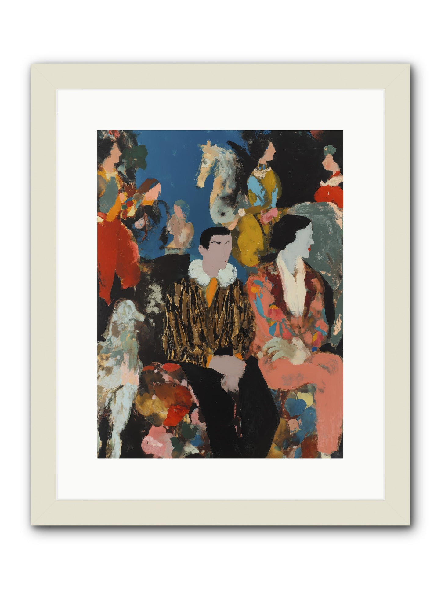 Main Character Energy -- Framed Print - White 12x16