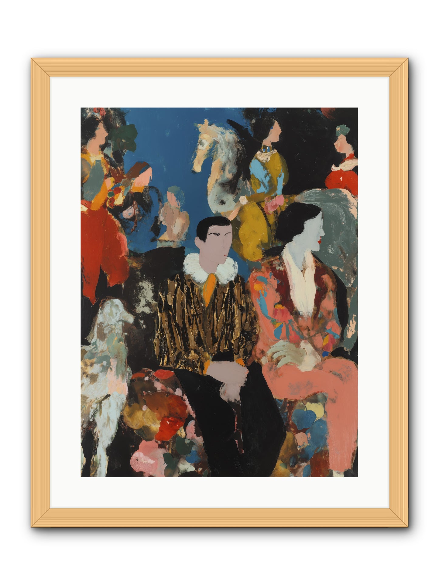 Main Character Energy -- Framed Print - Natural 18x24