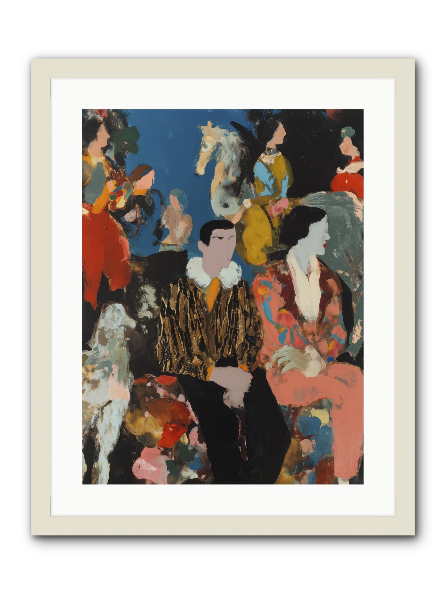 Main Character Energy -- Framed Print - White 18x24