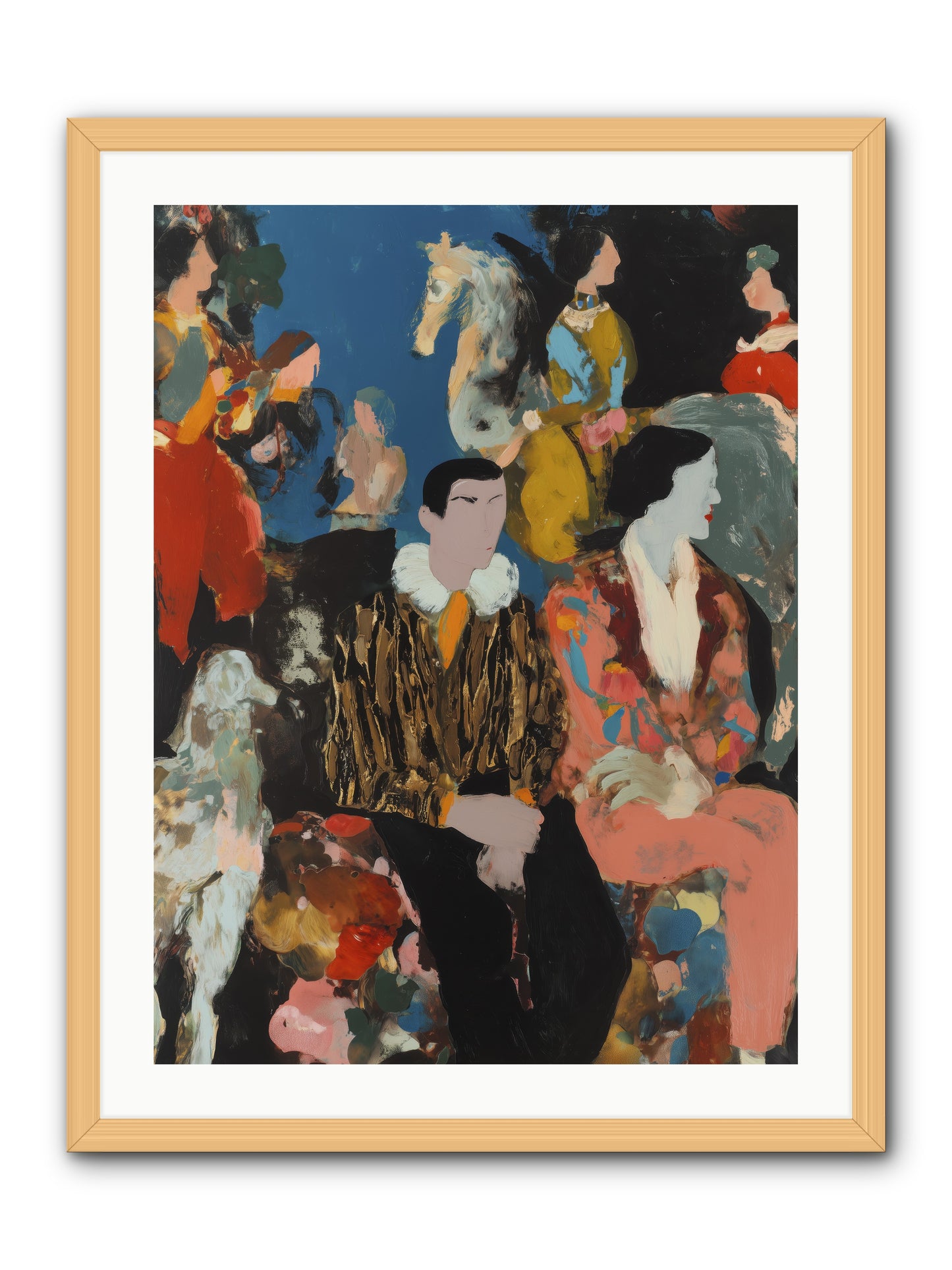 Main Character Energy -- Framed Print - Natural 24x32