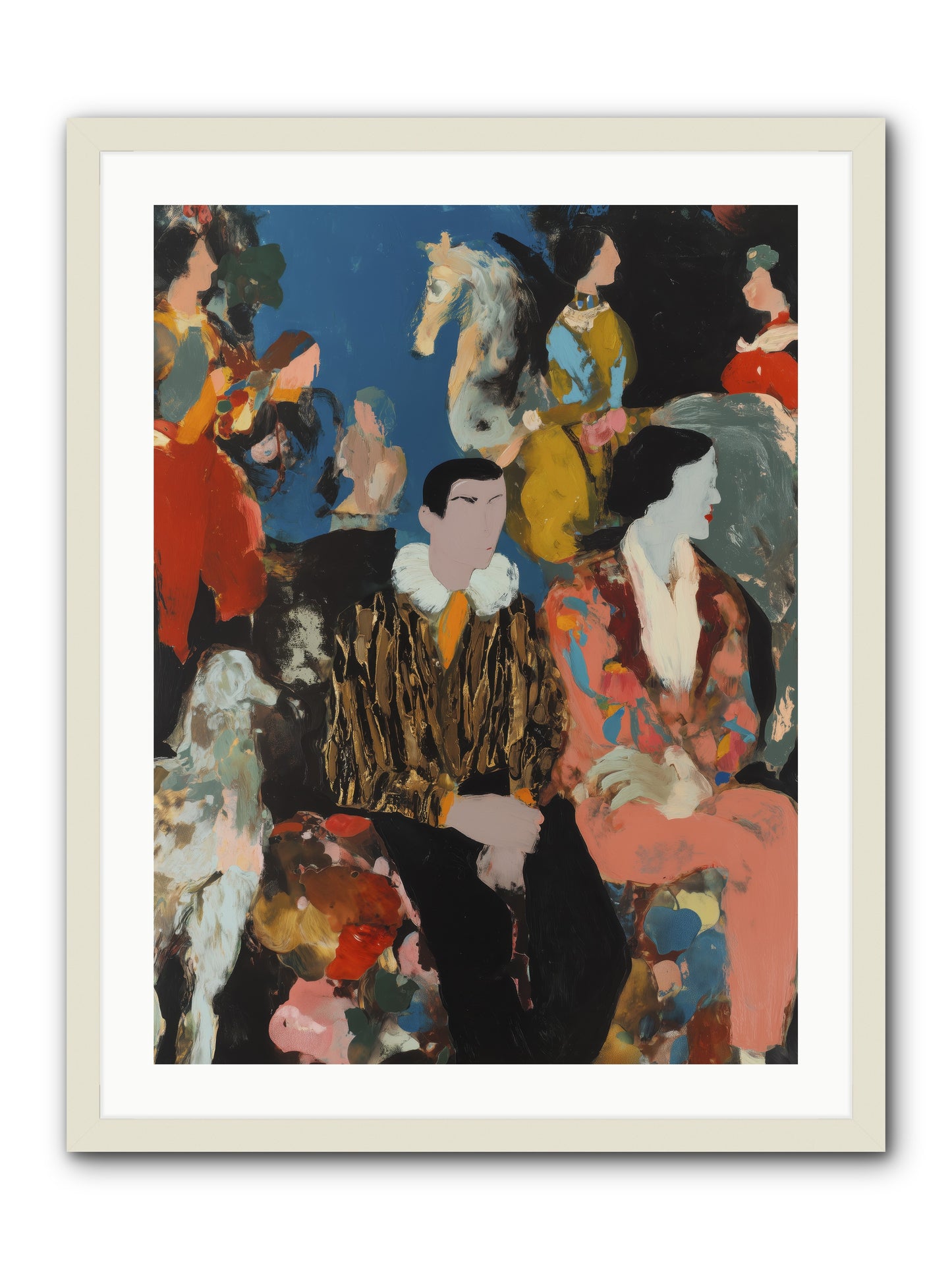 Main Character Energy -- Framed Print - White 24x32