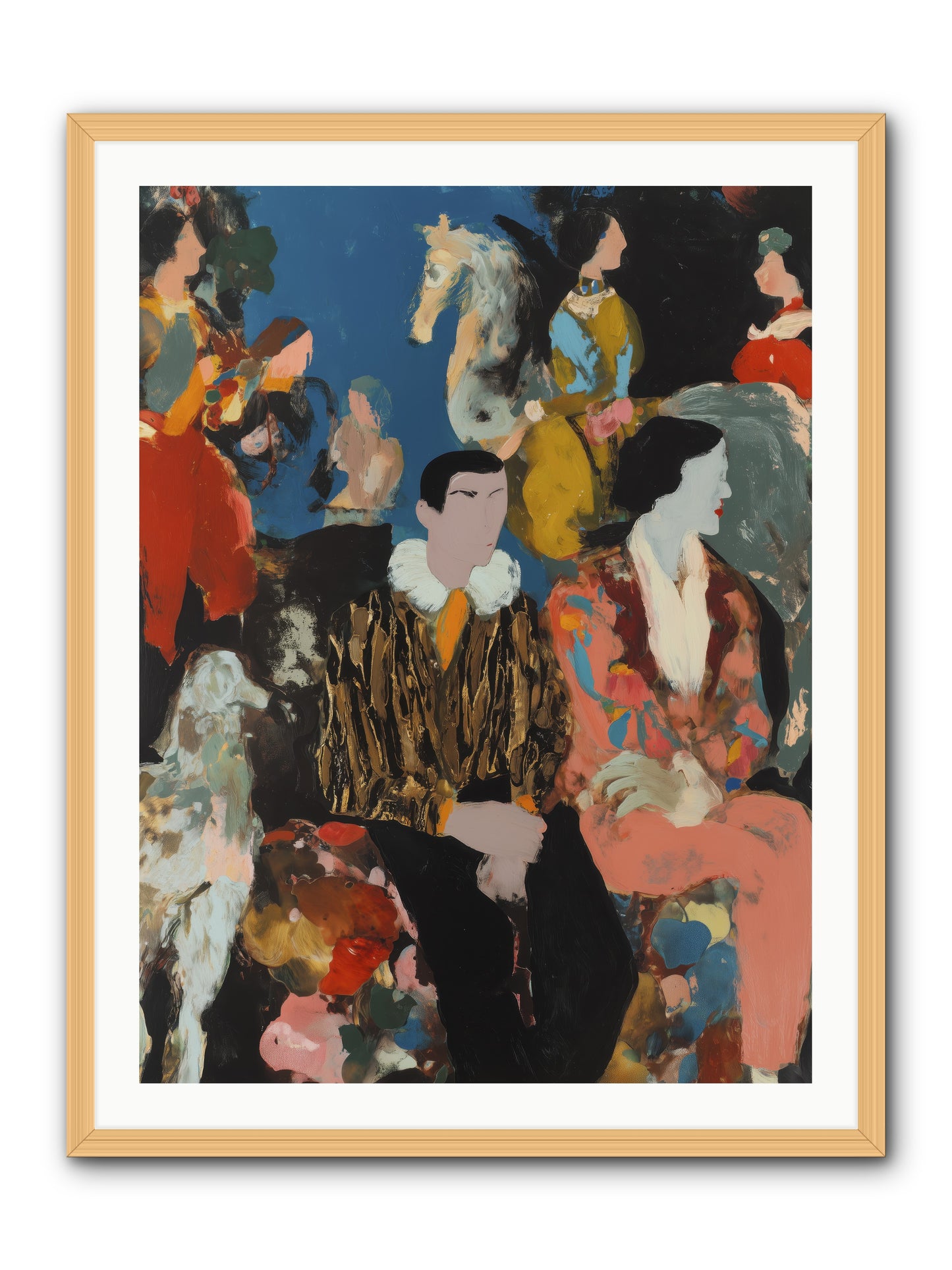 Main Character Energy -- Framed Print - Natural 30x40
