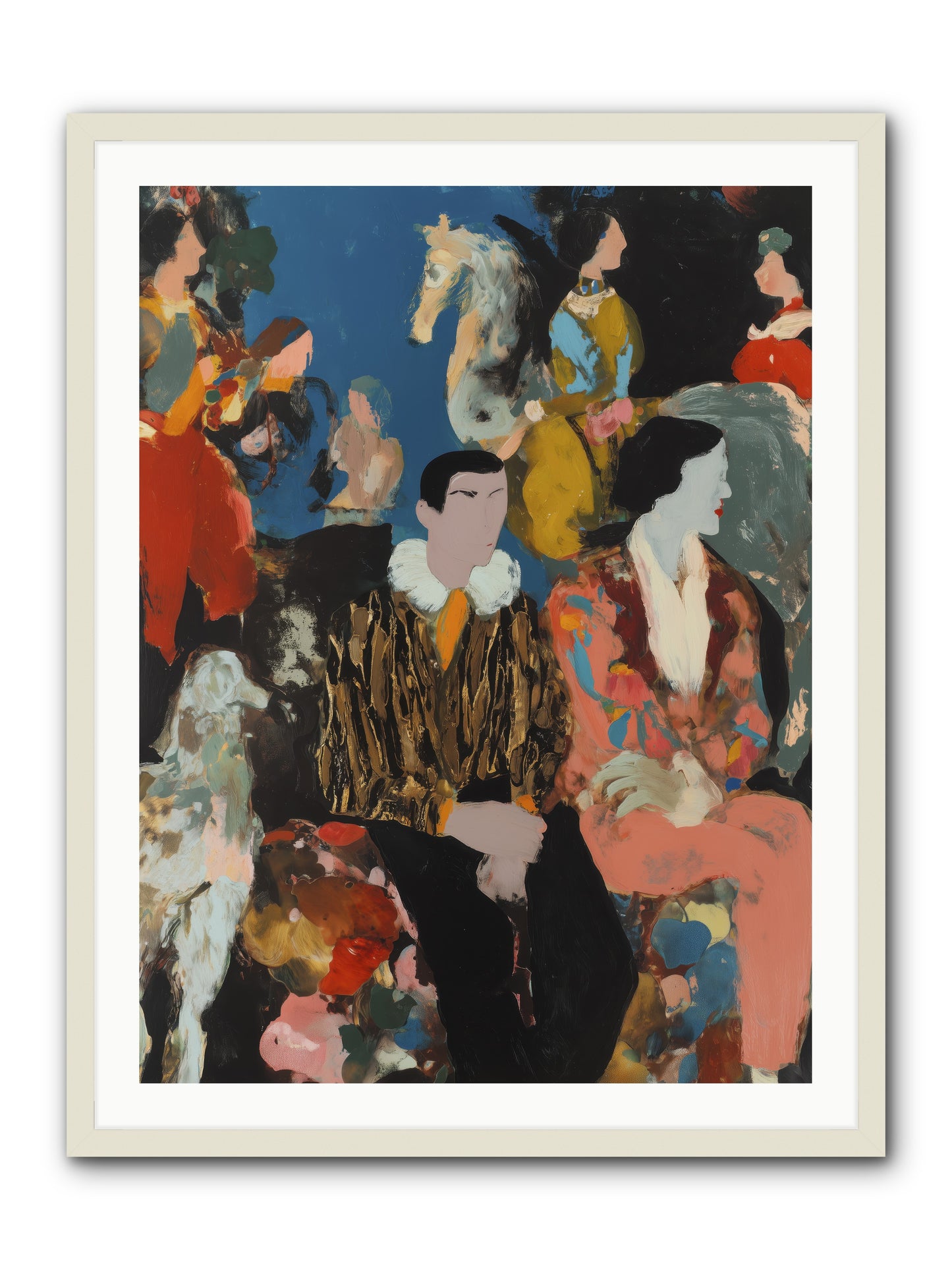Main Character Energy -- Framed Print - White 30x40