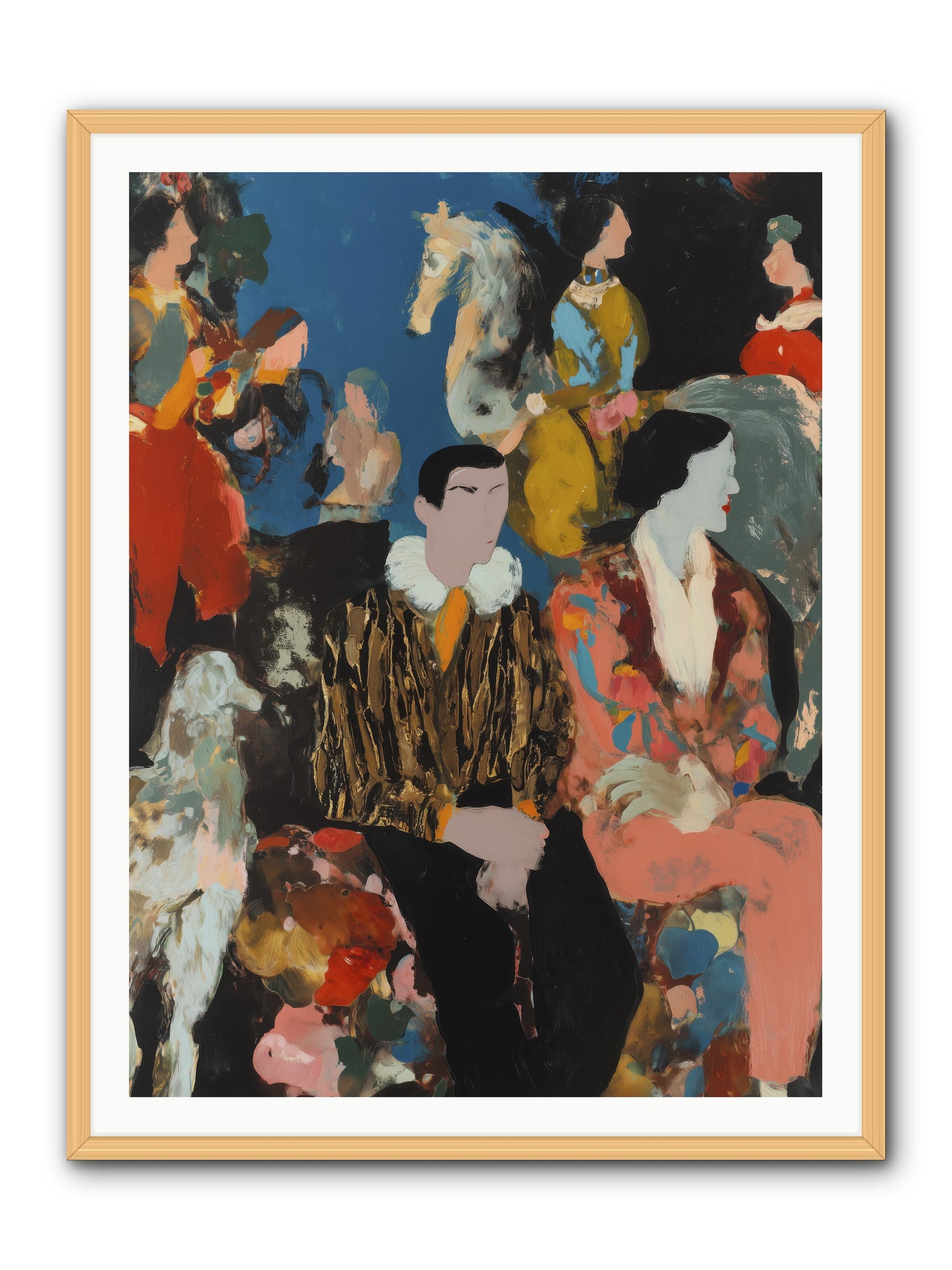 Main Character Energy -- Framed Print - Natural 36x48