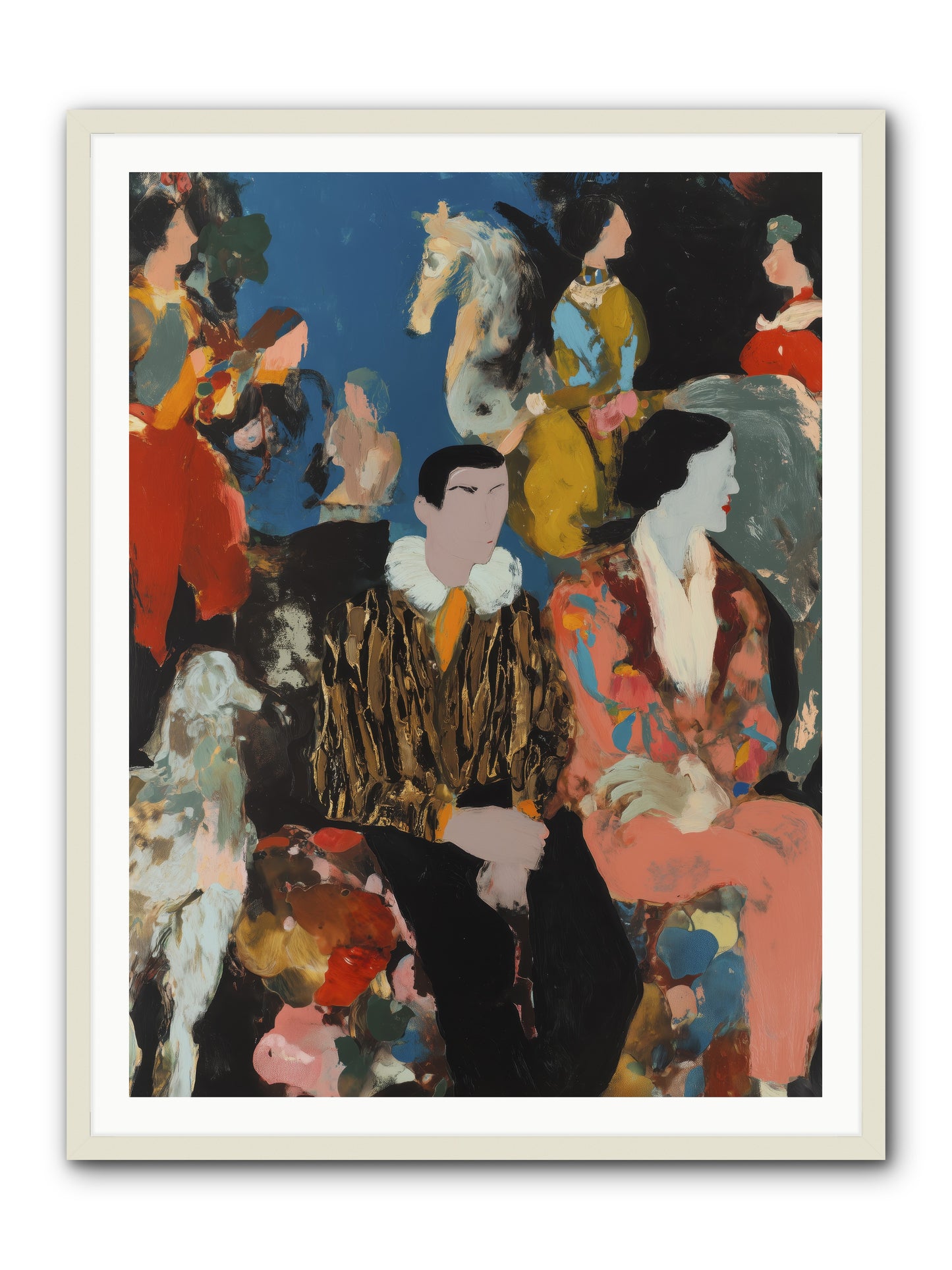 Main Character Energy -- Framed Print - White 36x48