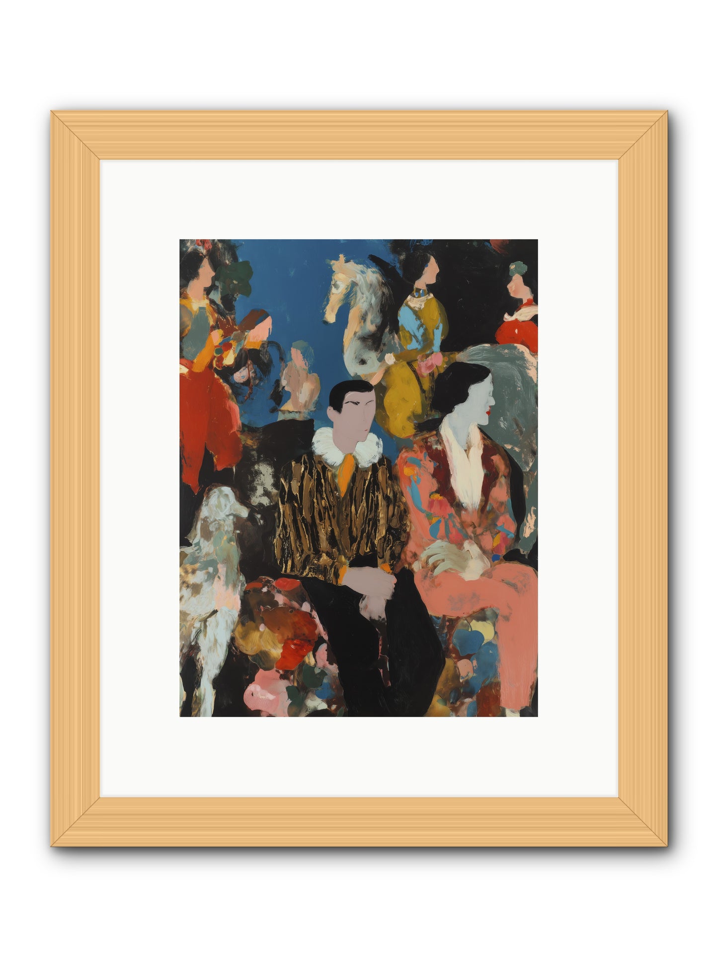 Main Character Energy -- Framed Print - Natural 9x12