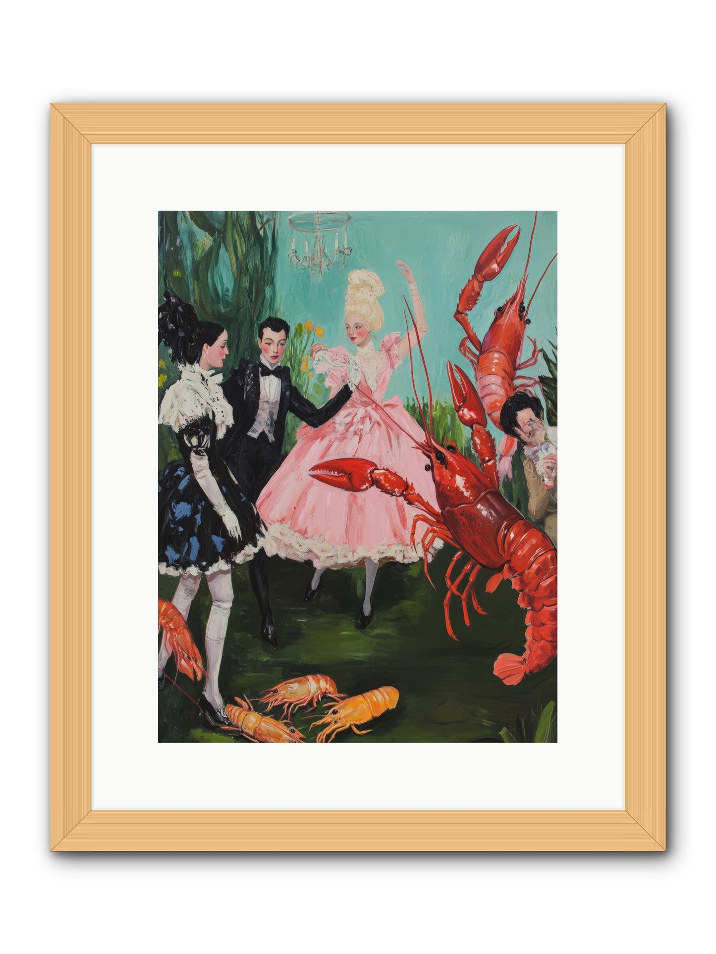 Maine's Royal summerRez2 -- Framed Print - Natural 12x16