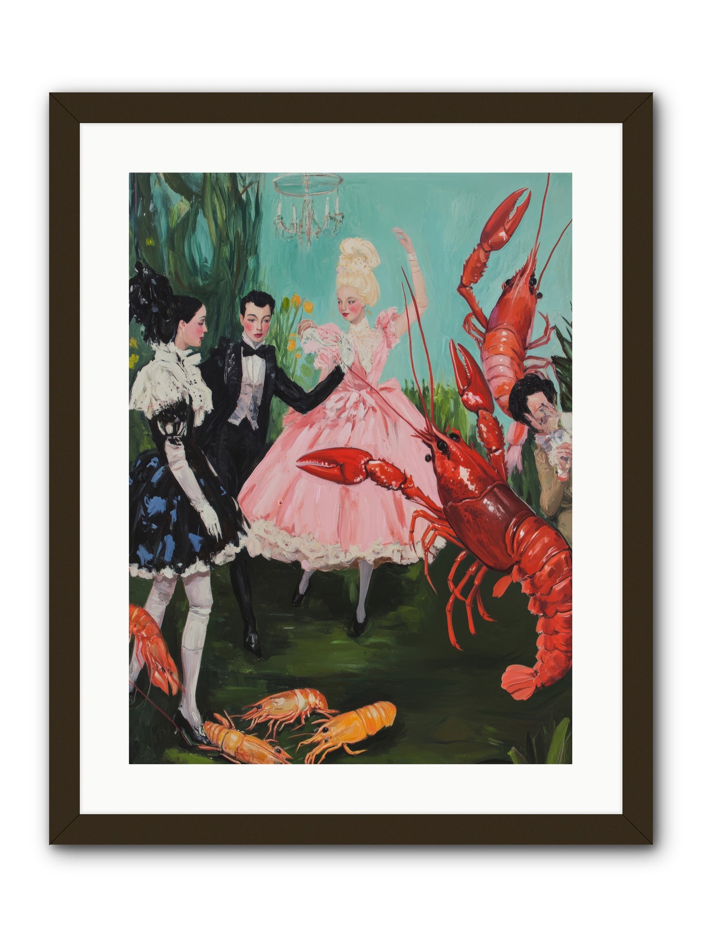 Maine's Royal summerRez2 -- Framed Print - Black 18x24