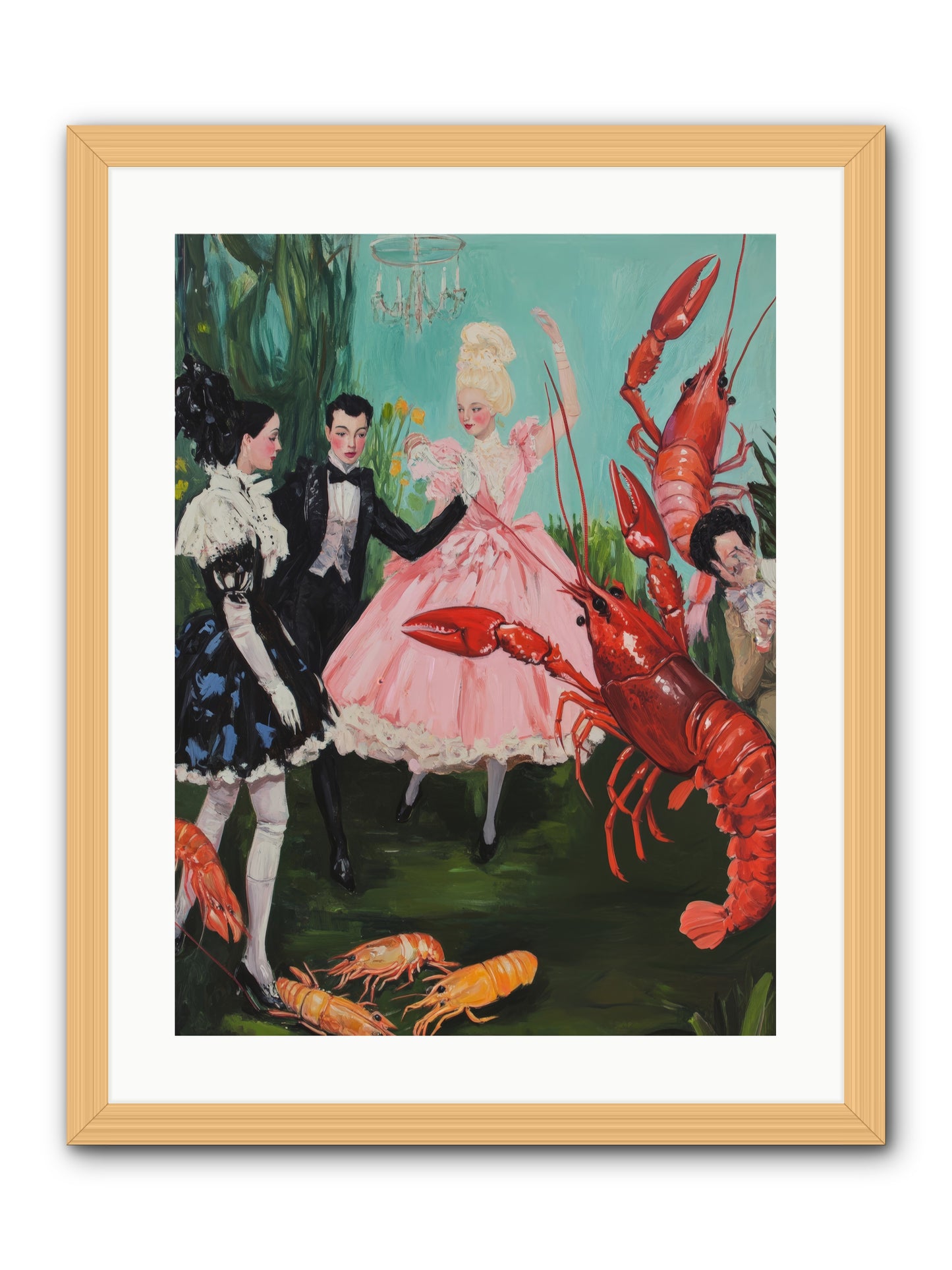 Maine's Royal summerRez2 -- Framed Print - Natural 18x24