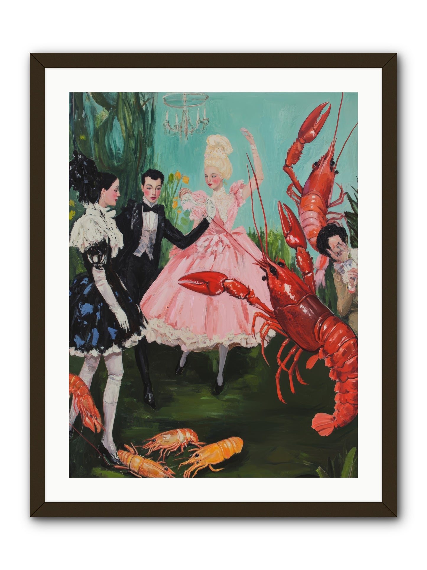 Maine's Royal summerRez2 -- Framed Print - Black 24x32